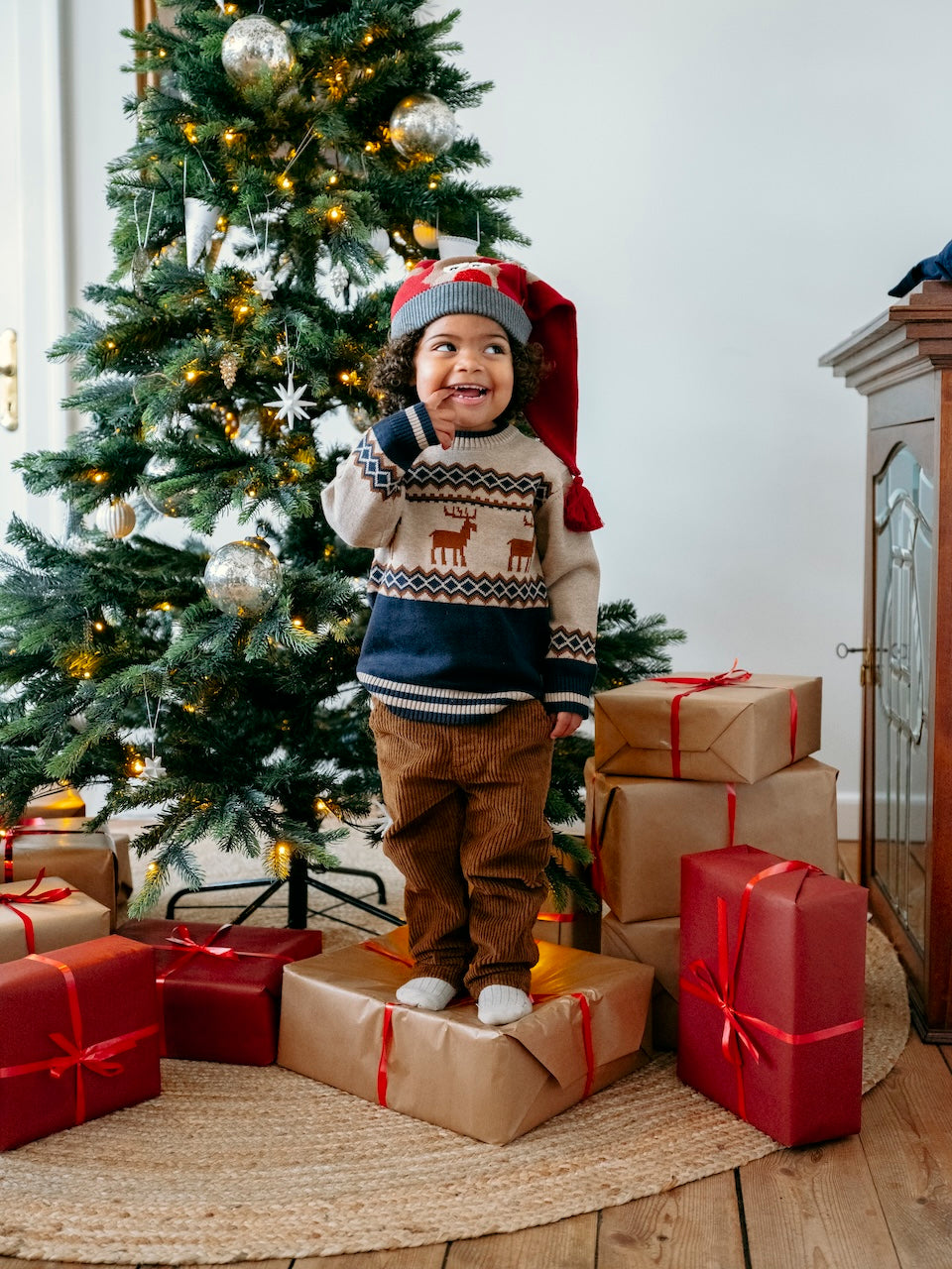 HCFifi - Weihnachtsmütze Rentier
