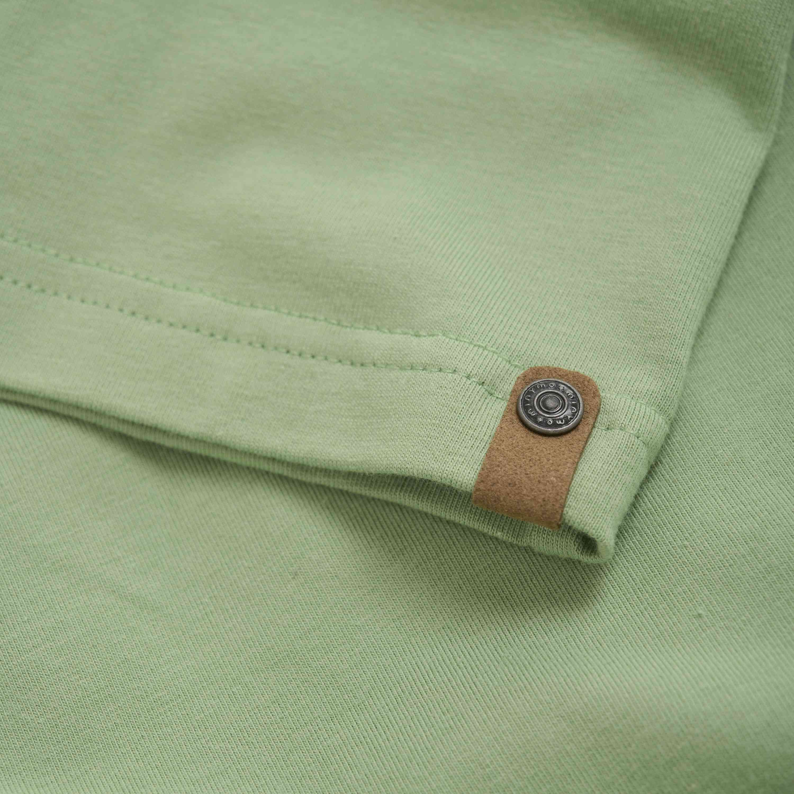 Langarm Shirt Junge grün mit Baustellenfahrzeug