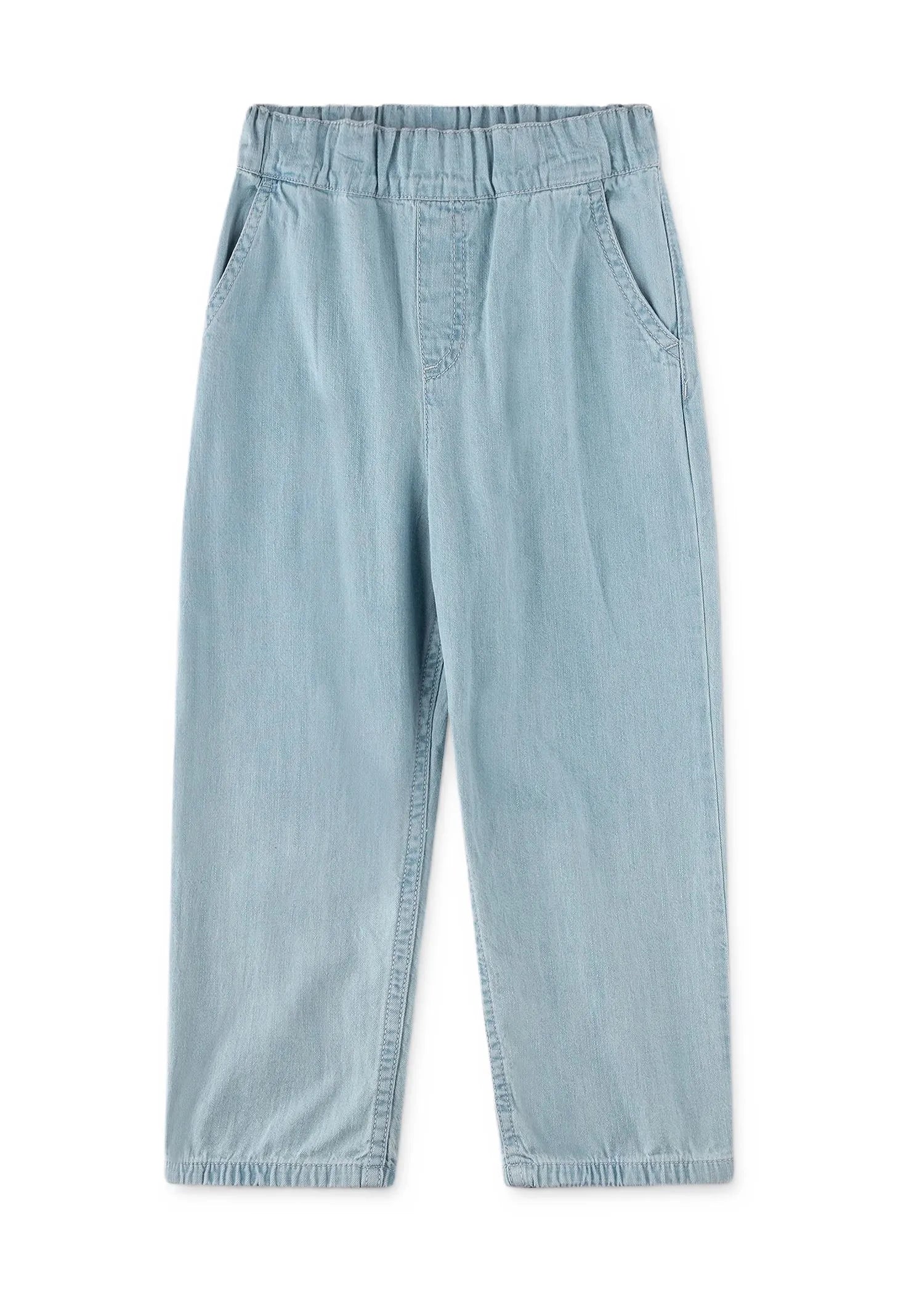 Mädchen-Jeans blau