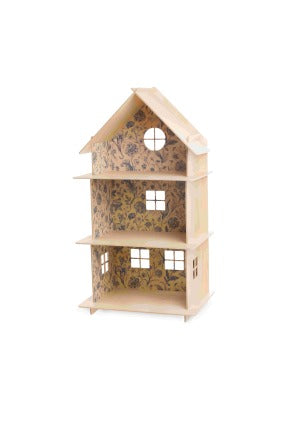 Holzpuppenhaus Vintage Flower