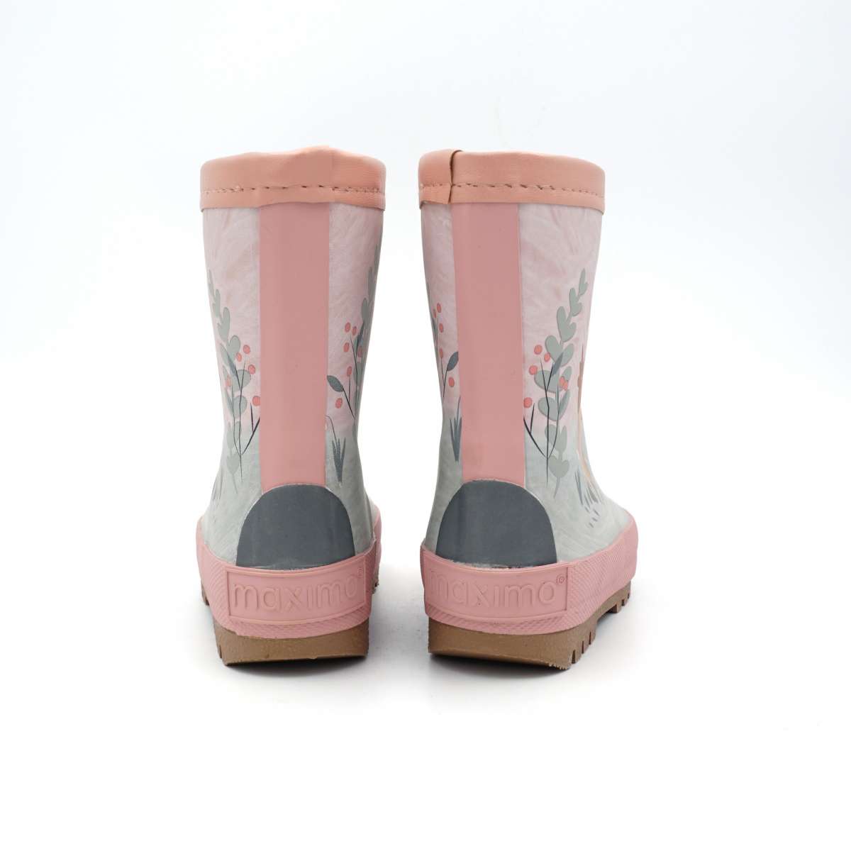 Gummistiefel Reh-Motiv aus Naturkautschuk