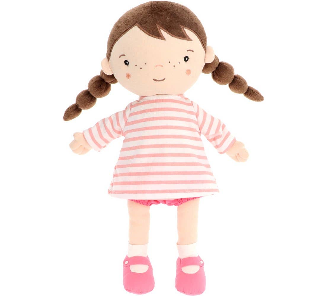 Stoffpuppe Lola - Geschenk für Babys und Kleinkinder