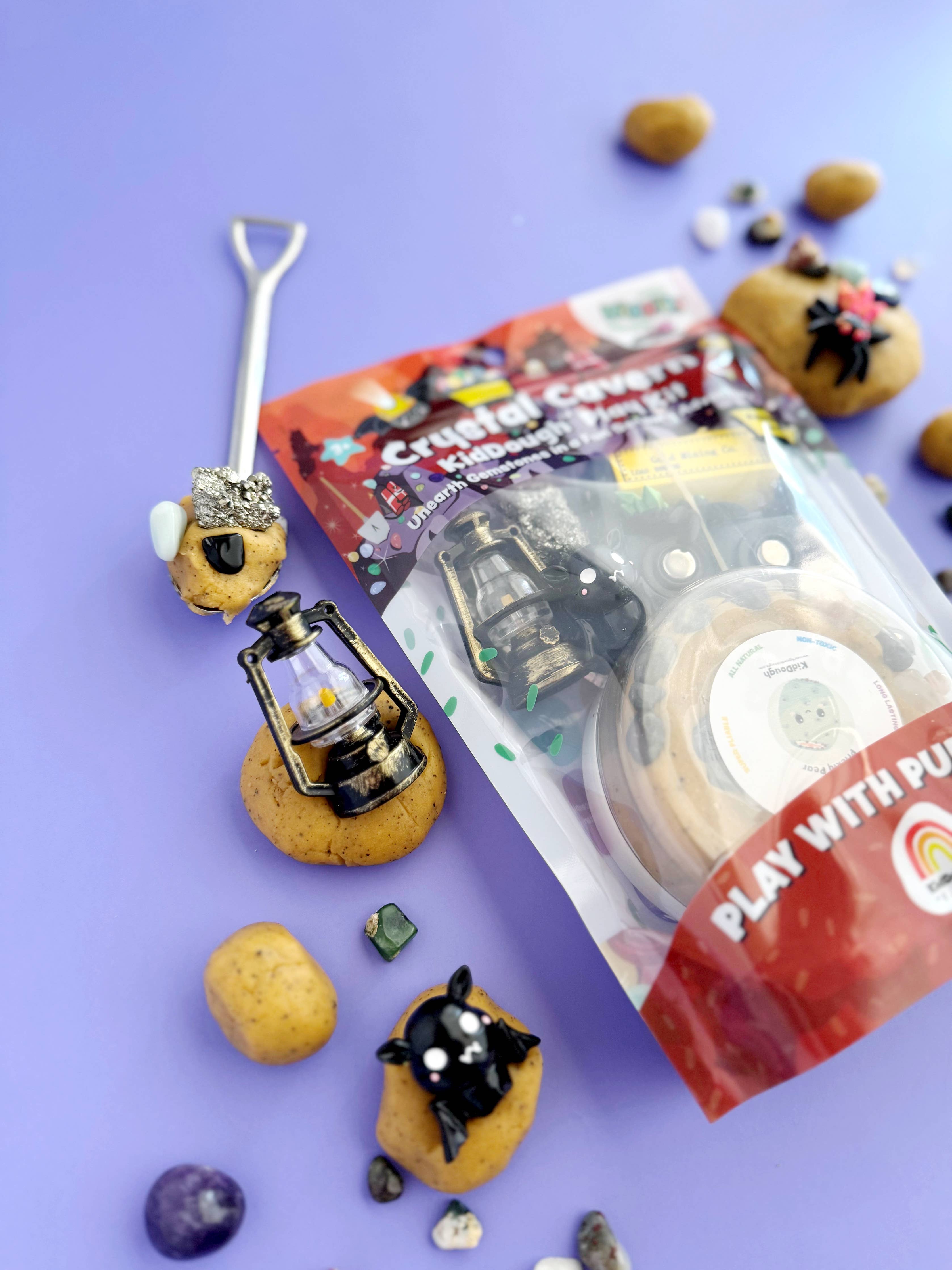 Kristallhöhlen-KidDough-Spielset mit Wigglitz