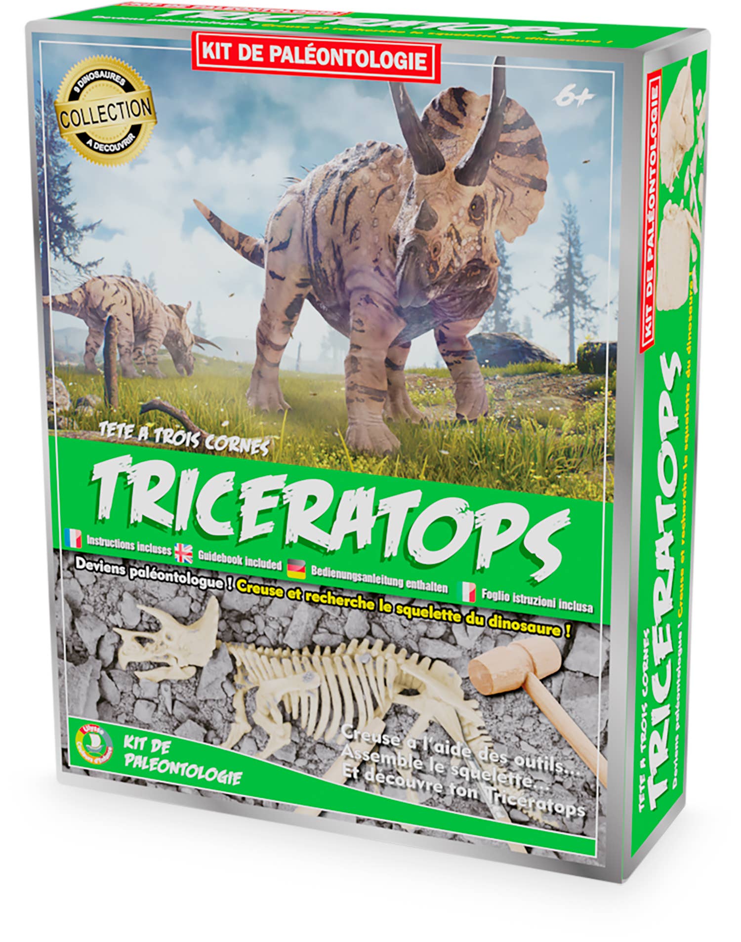KIT PALEO: TRICERATOPS