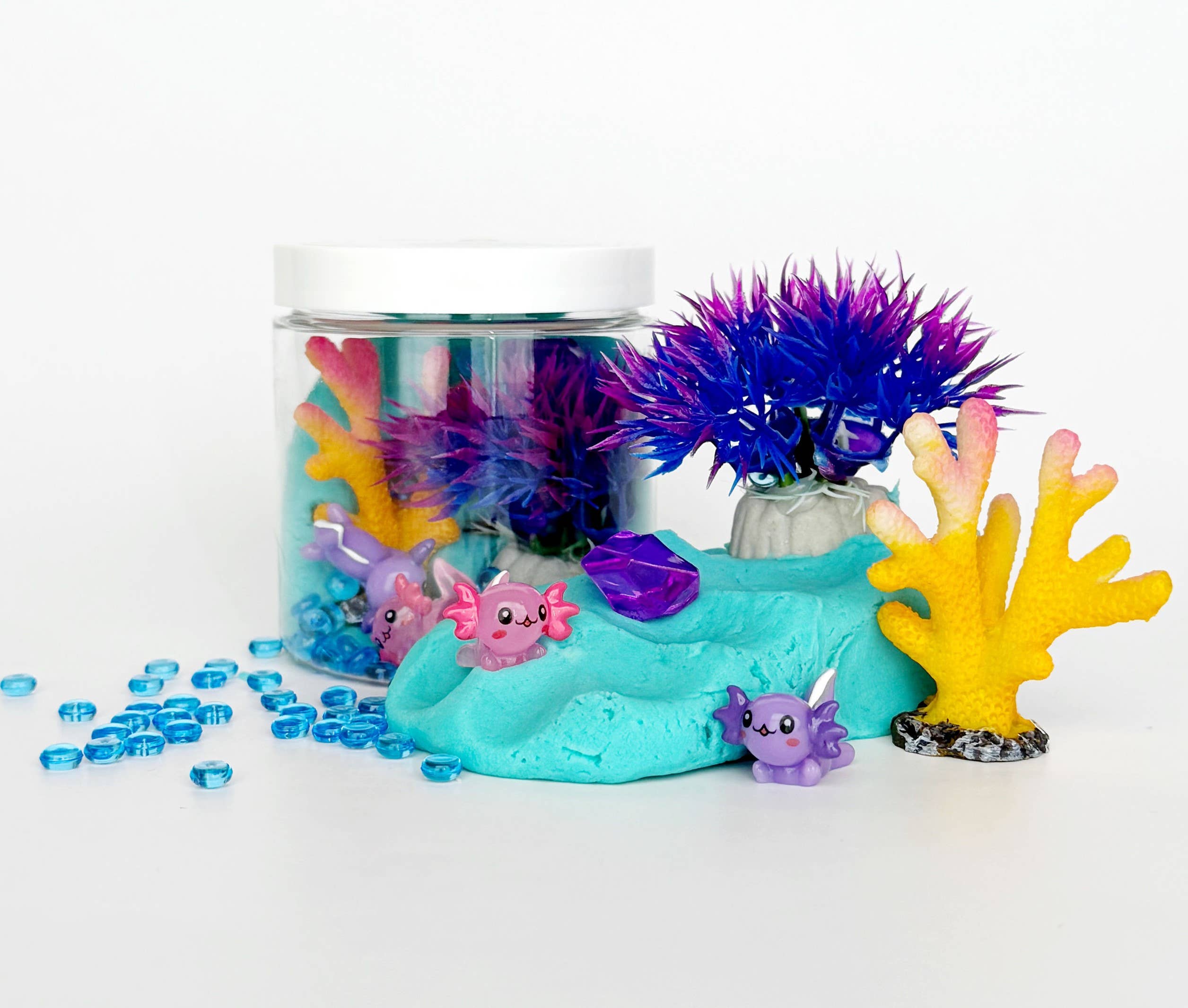 Axolotl (Blauer Hawaiianischer) Mini-Tough-To-Go
