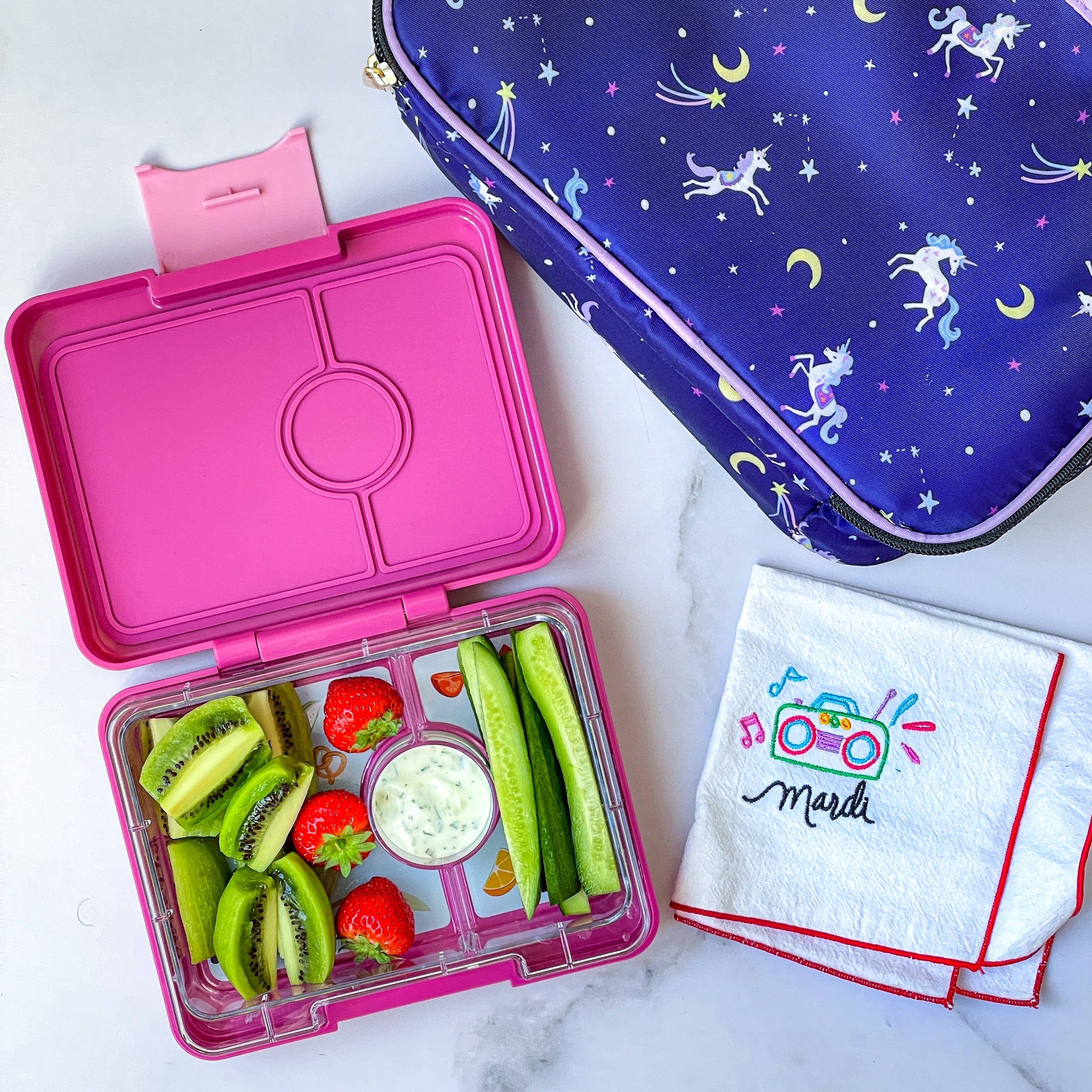 Snack-Grösse Bento-Lunchbox Lavendel Lila (Magisches Einhorn)