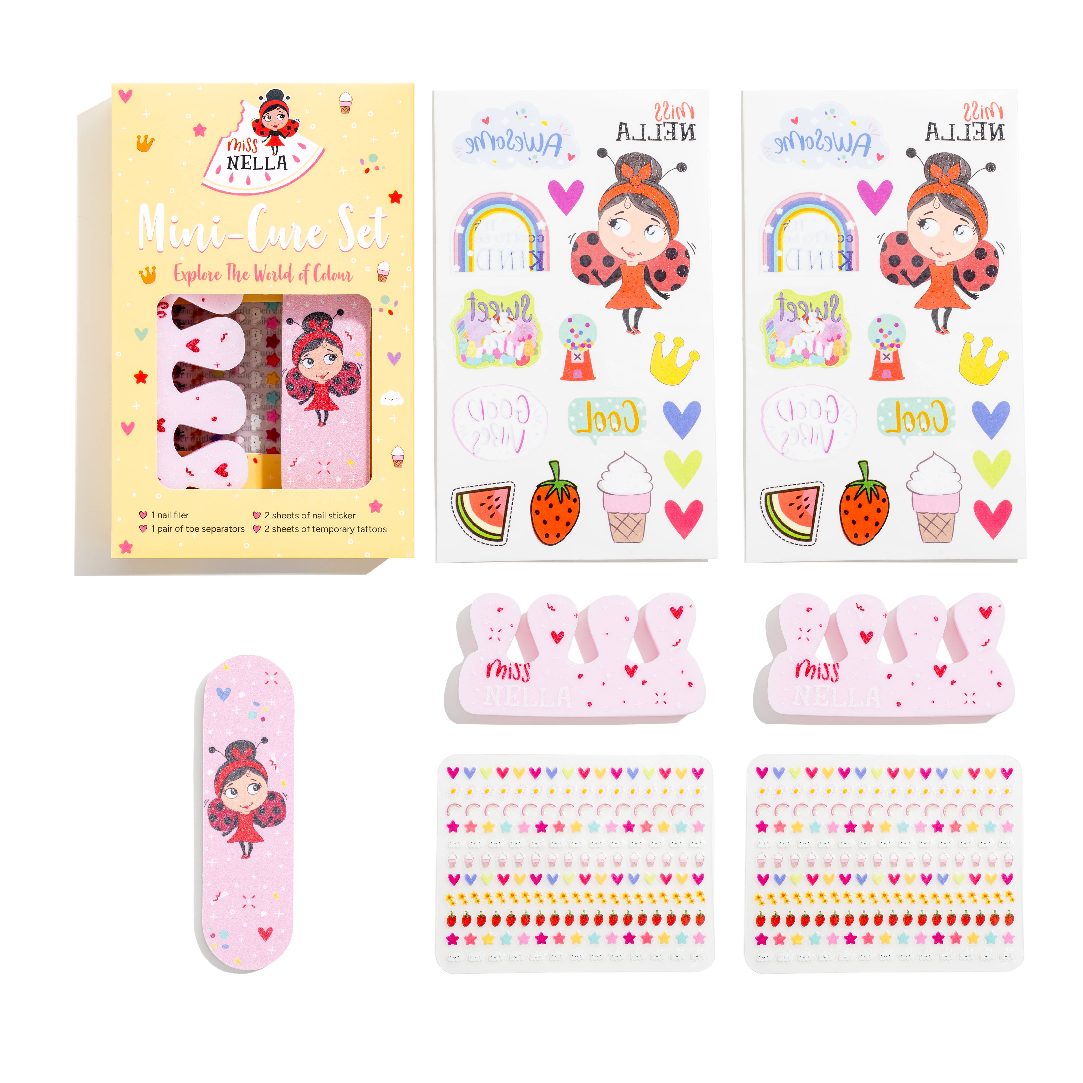 Miss Nella Nagel- und Zubehörset für Kinder Maniküre-Kit - nila kids