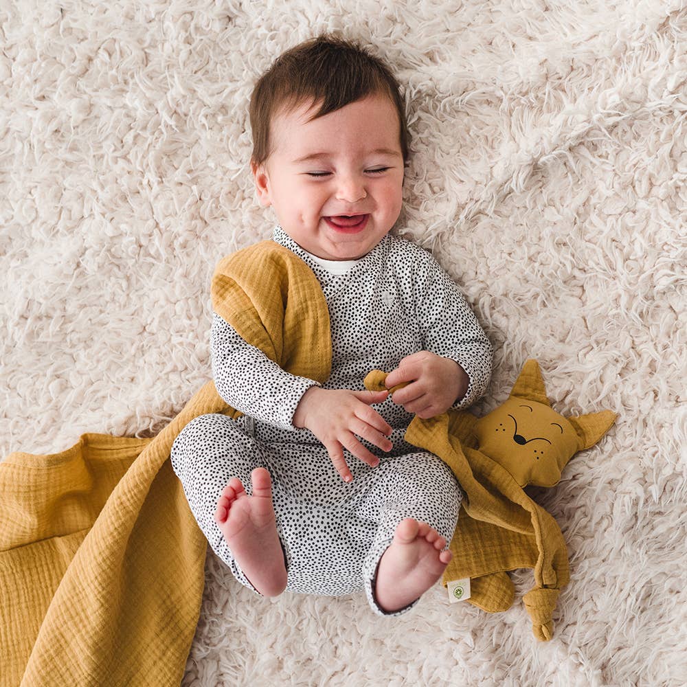 BIO Doudou Puppe für Babys in Fuchs-Design