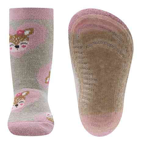 ewers - Stoppersocken SoftStep Reh - nila kids