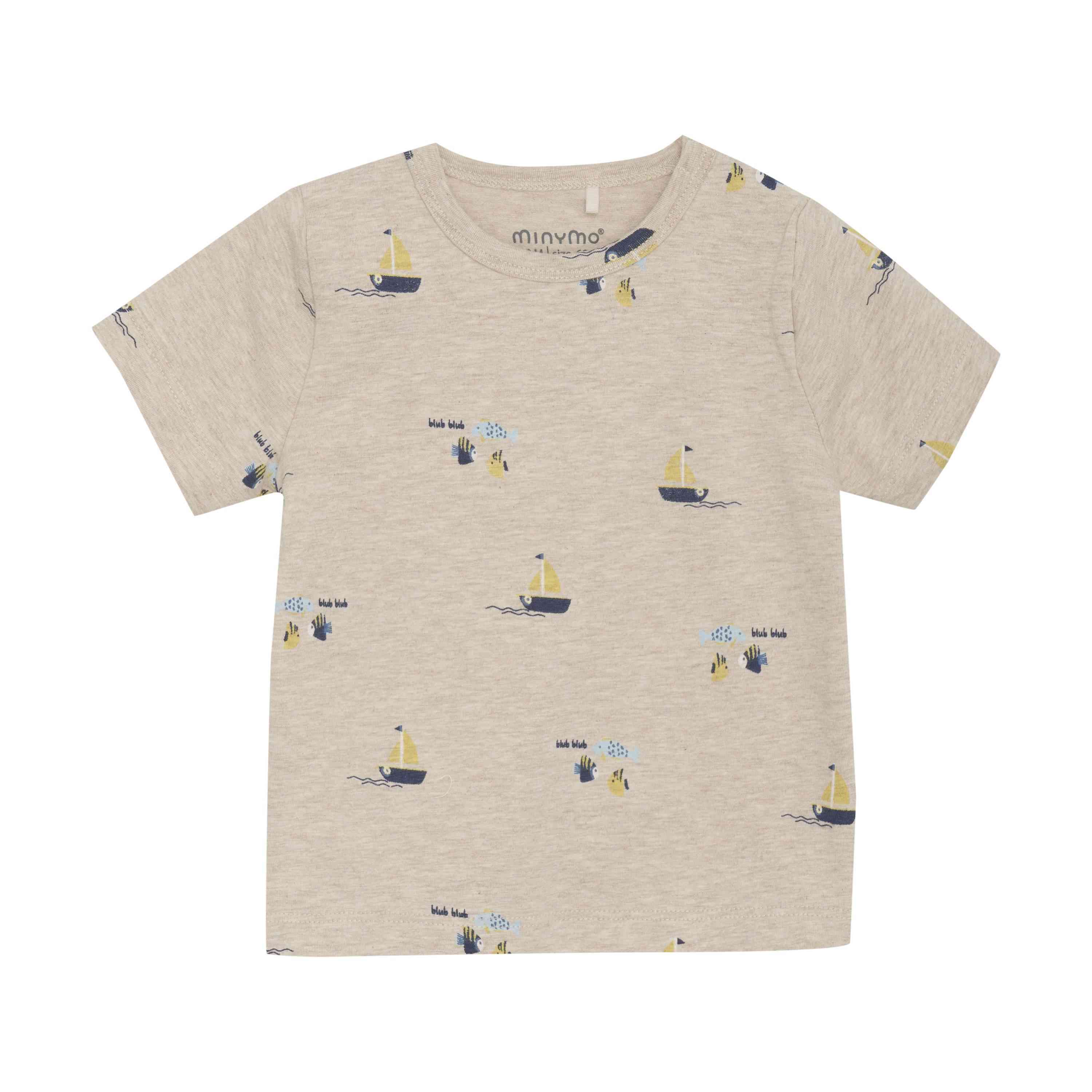 Minymo - T-Shirt mit Allover-Print - nila kids