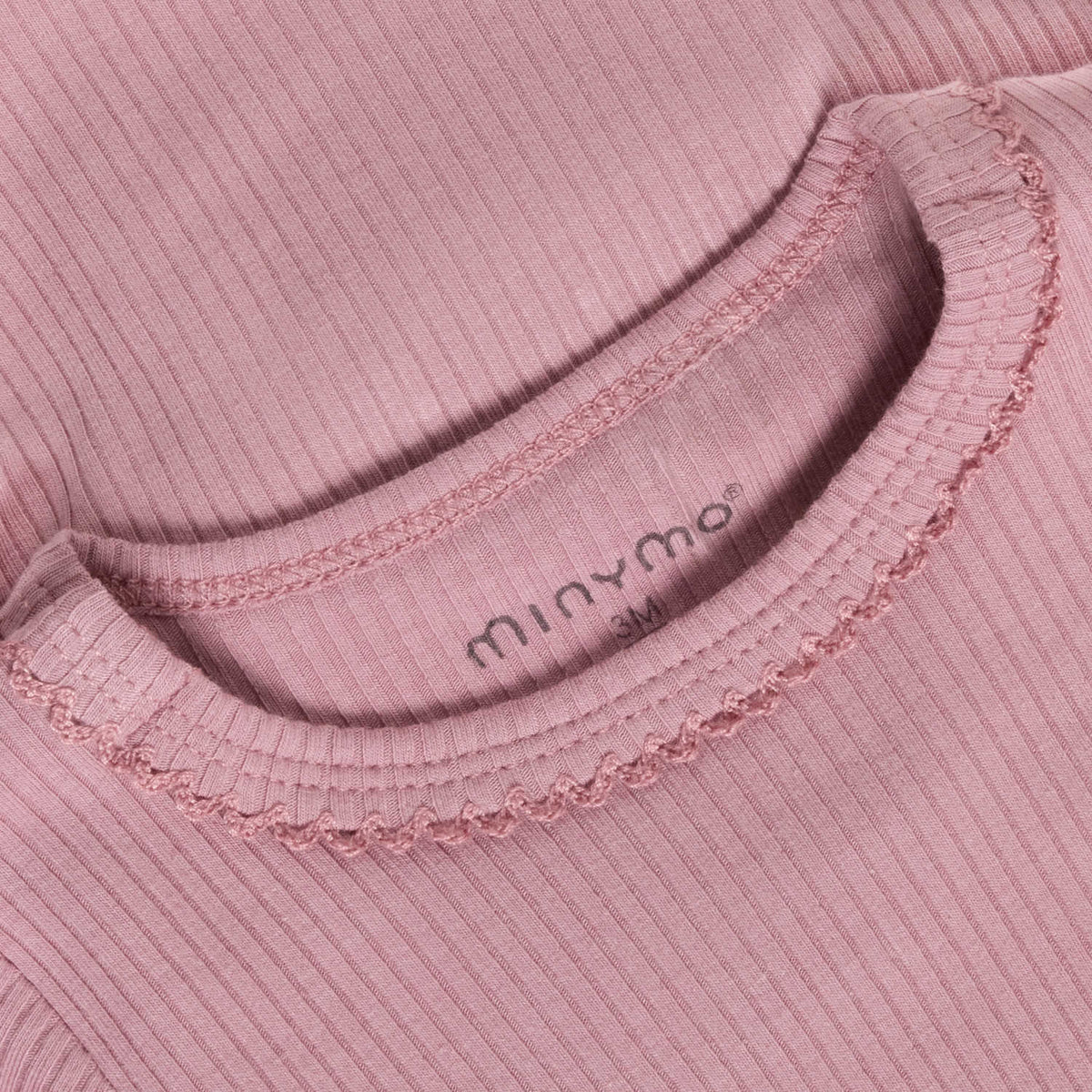 Body Langarm Bambus-Viskose Rippstrick – Nostalgia Rose - nila kids