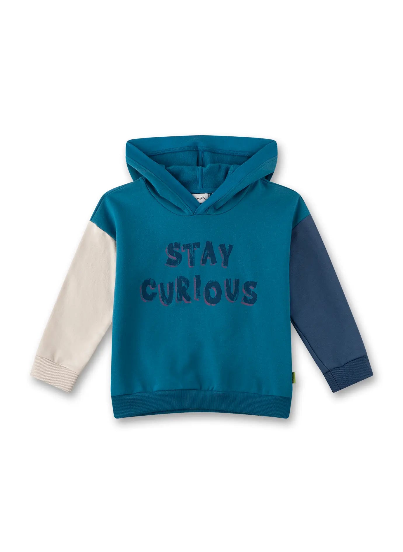 Sweatshirt Kapuze stay curious GOTS