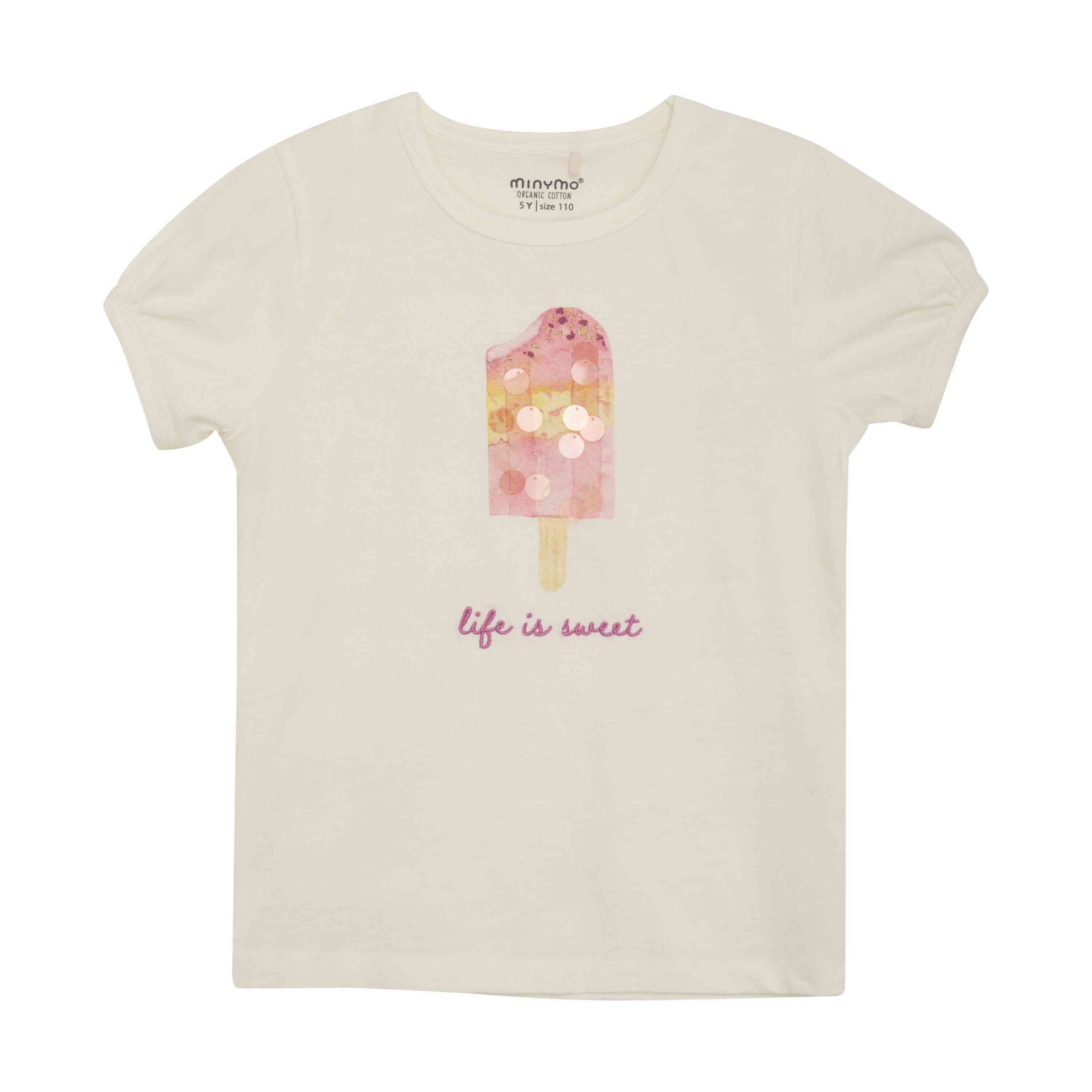 Minymo - T-Shirt mit Eis-Print - nila kids