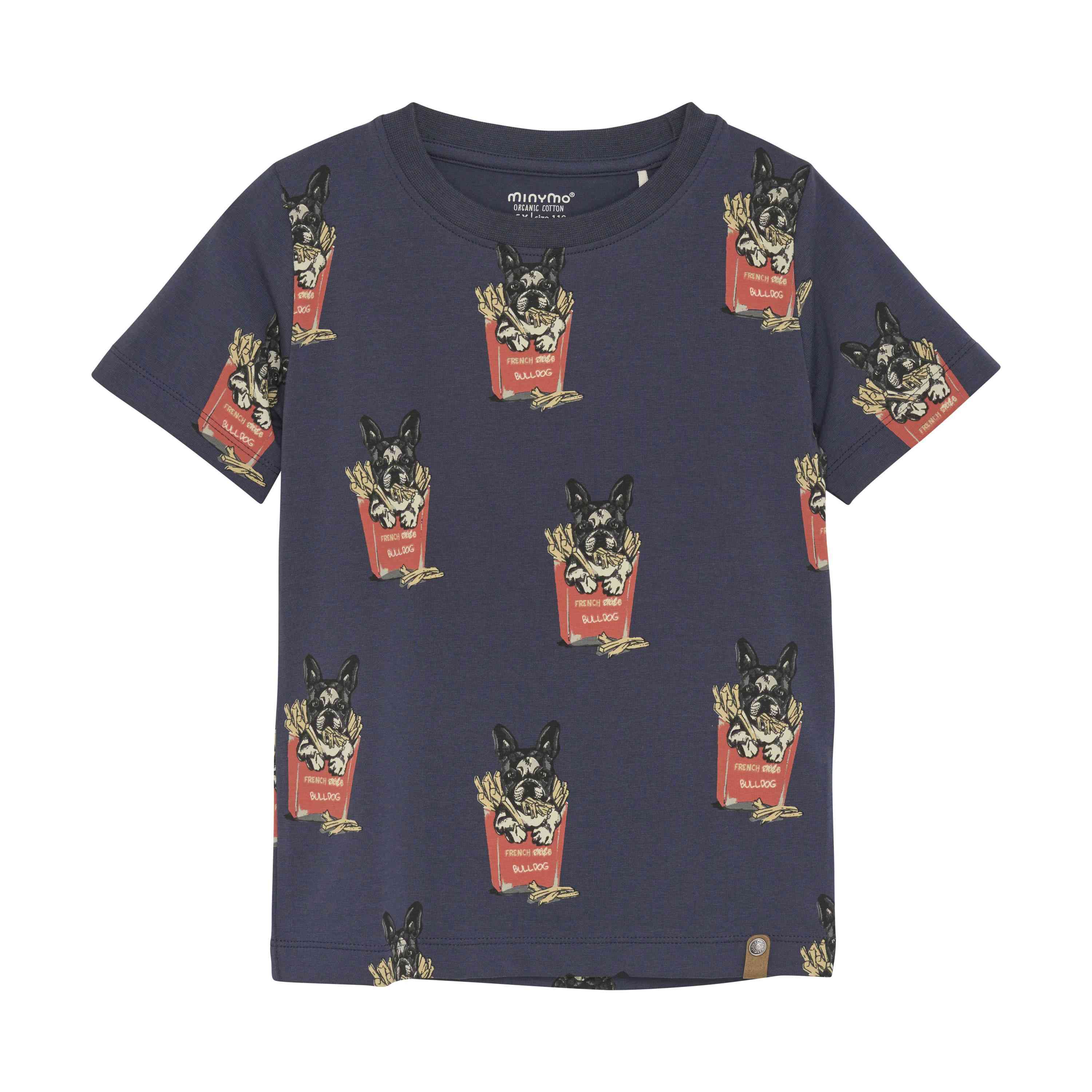 Minymo - T-Shirt kurzarm mit Allover-Print - nila kids