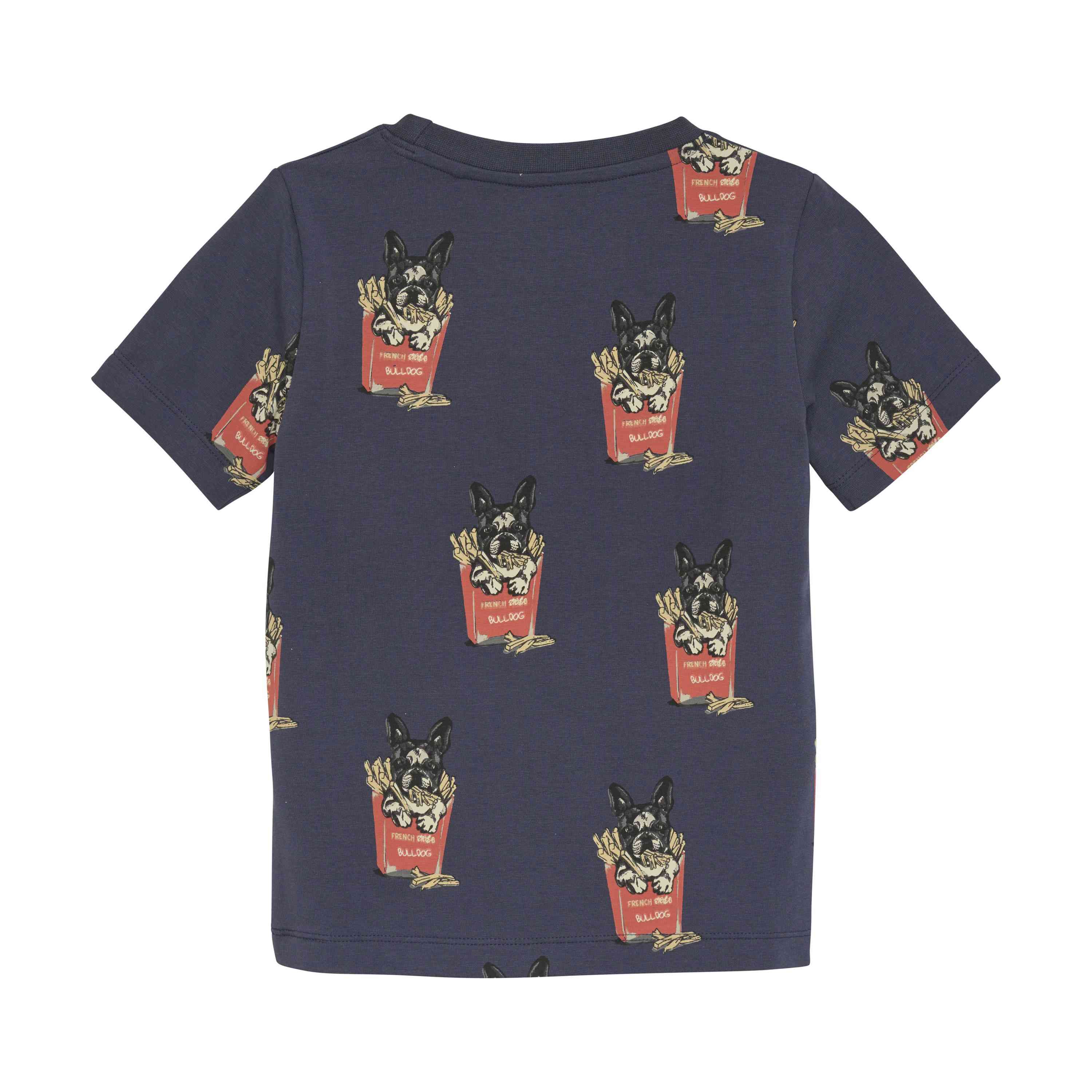 Minymo - T-Shirt kurzarm mit Allover-Print - nila kids