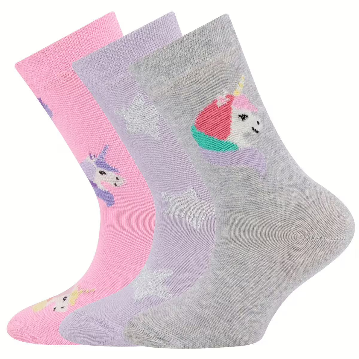 Ewers Socken 3er Pack Einhörner/Sterne