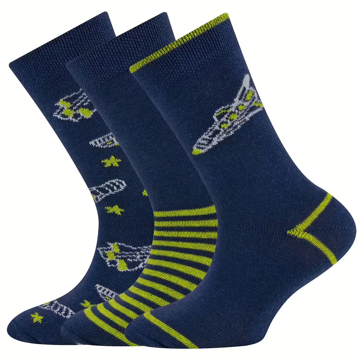 Ewers Socken 3er Pack Raumschiff