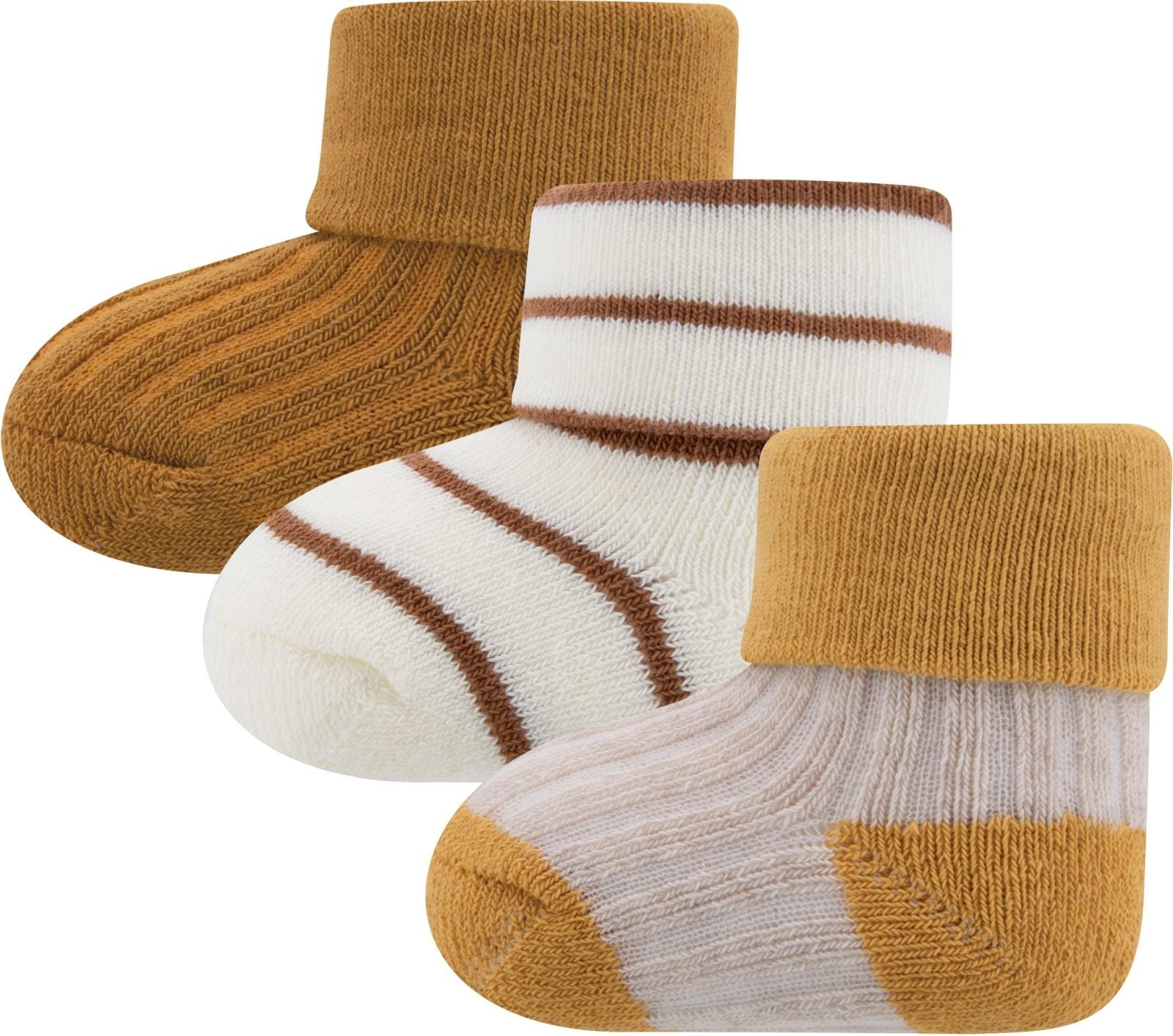 Babysocken 3er Pack Rippe