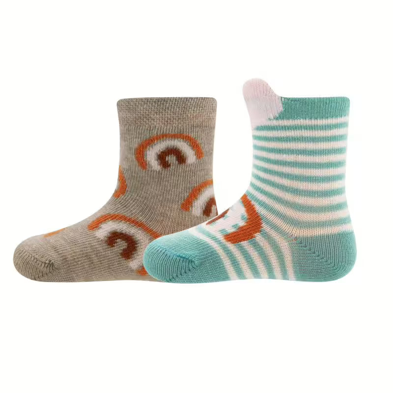 Socken 2er Pack Regenbogen/Herzen