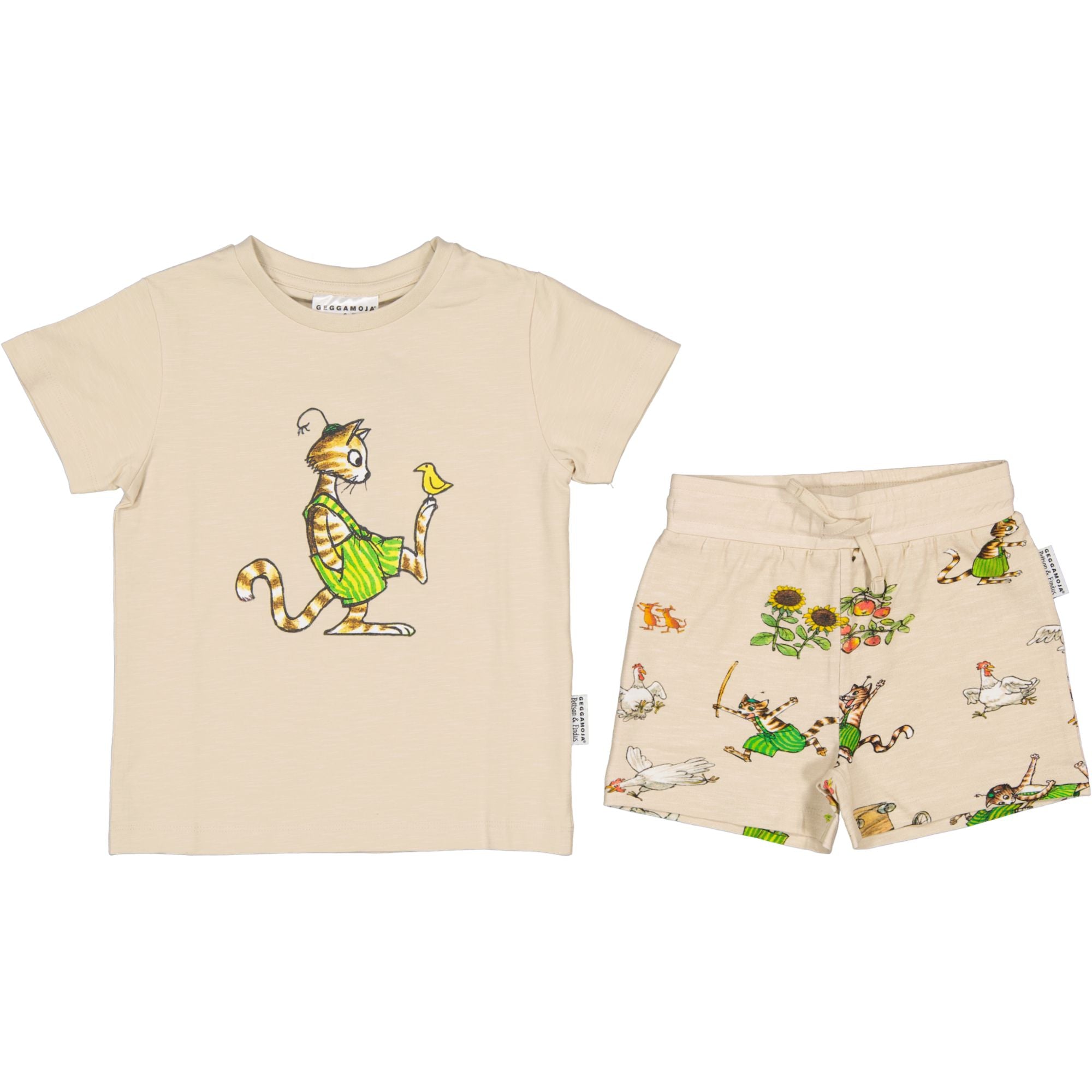 Sommer-Set Pettersson & Findus Beige