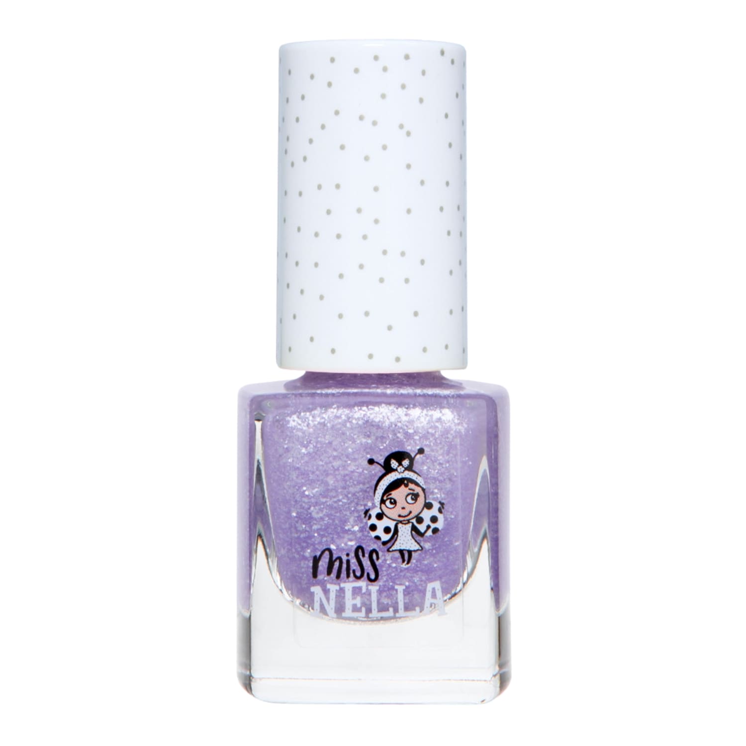 Glitzernder Zebra kinderfreundlicher, geruchsfreier Peel-Off Nagellack - nila kids