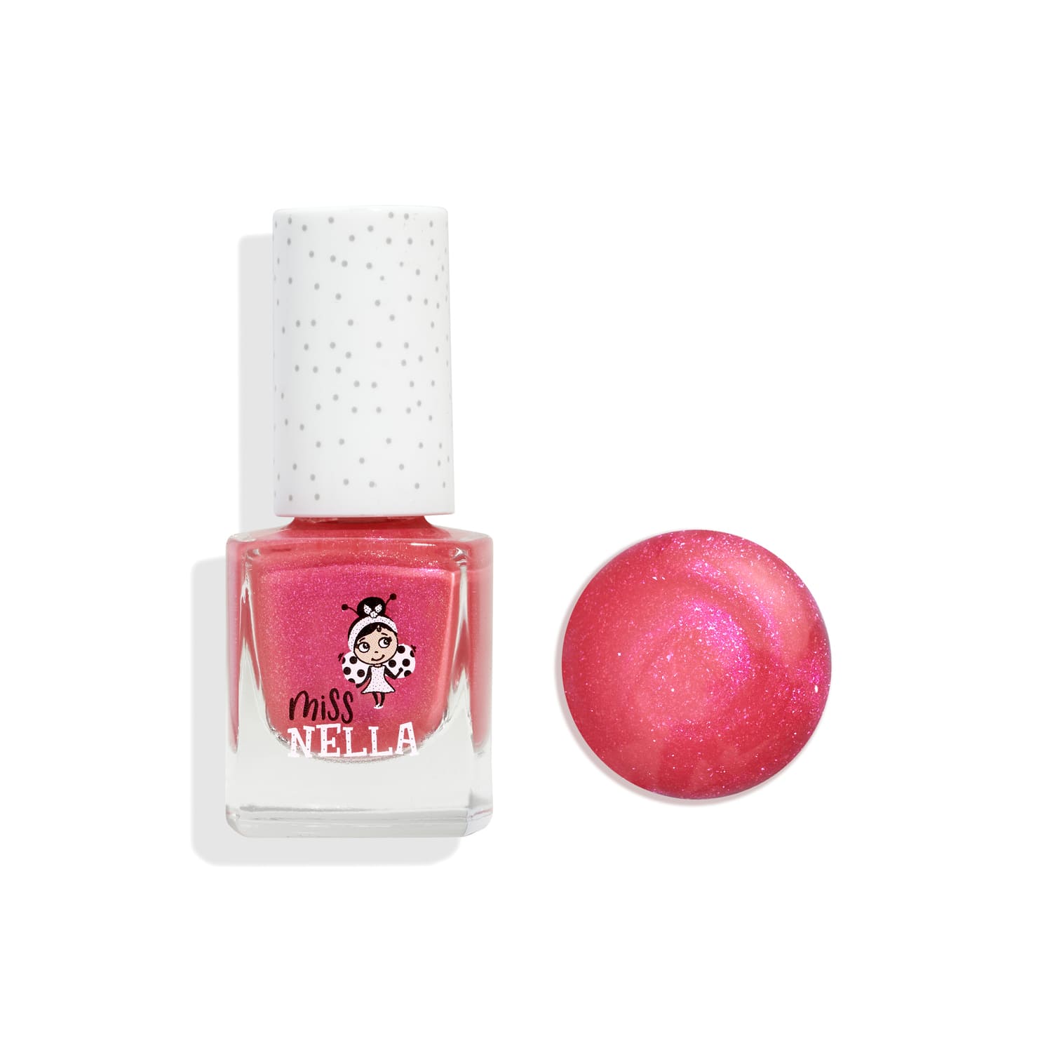 Miss Nella Kinder-Spaß Nagellack zum Abziehen, geruchlos, rosa - nila kids