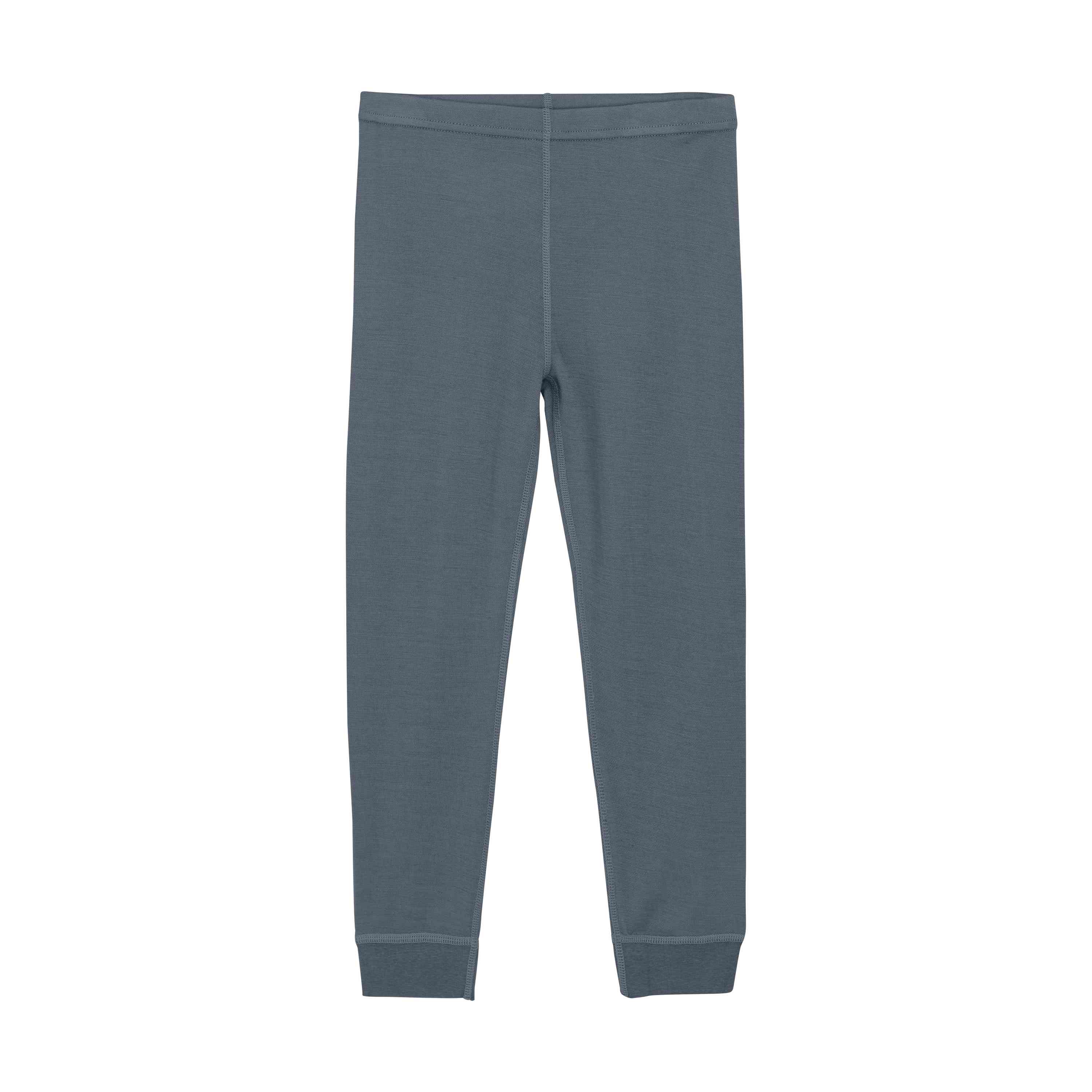 Leggings Wolle/Bambus blau