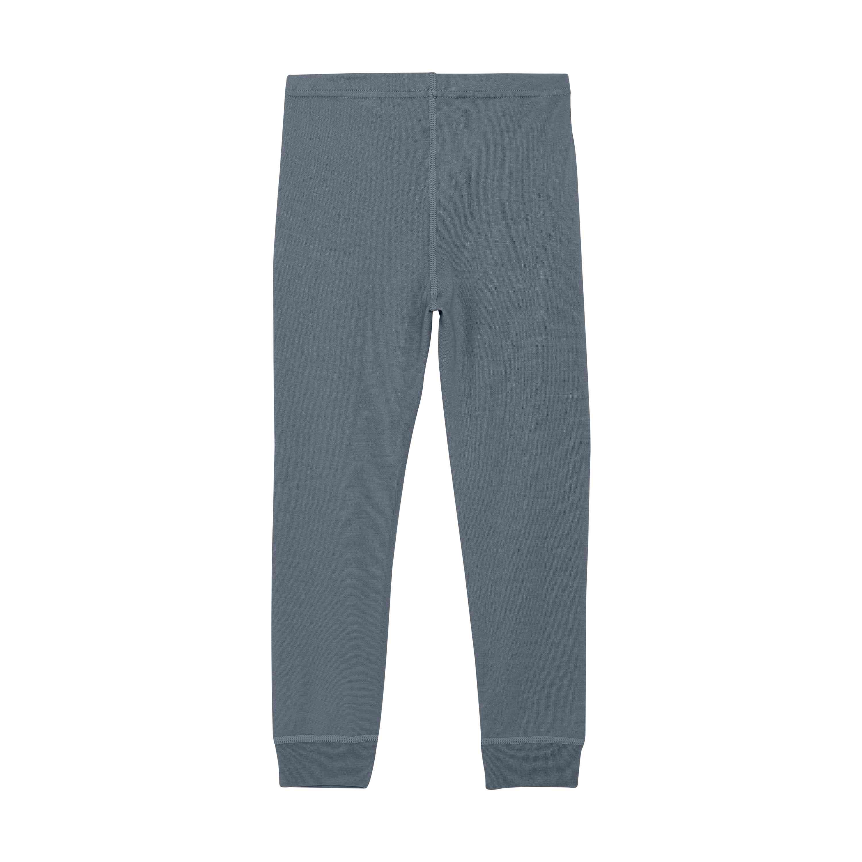 Leggings Wolle/Bambus blau