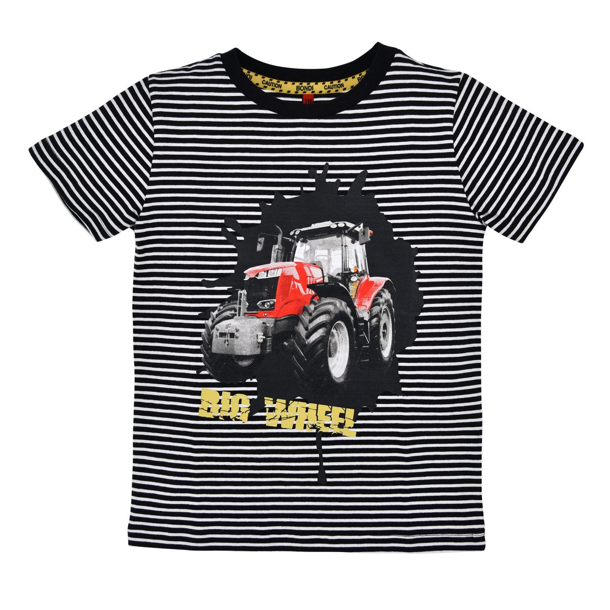 Bondi - T-Shirt geringelt Big Wheel - nila kids