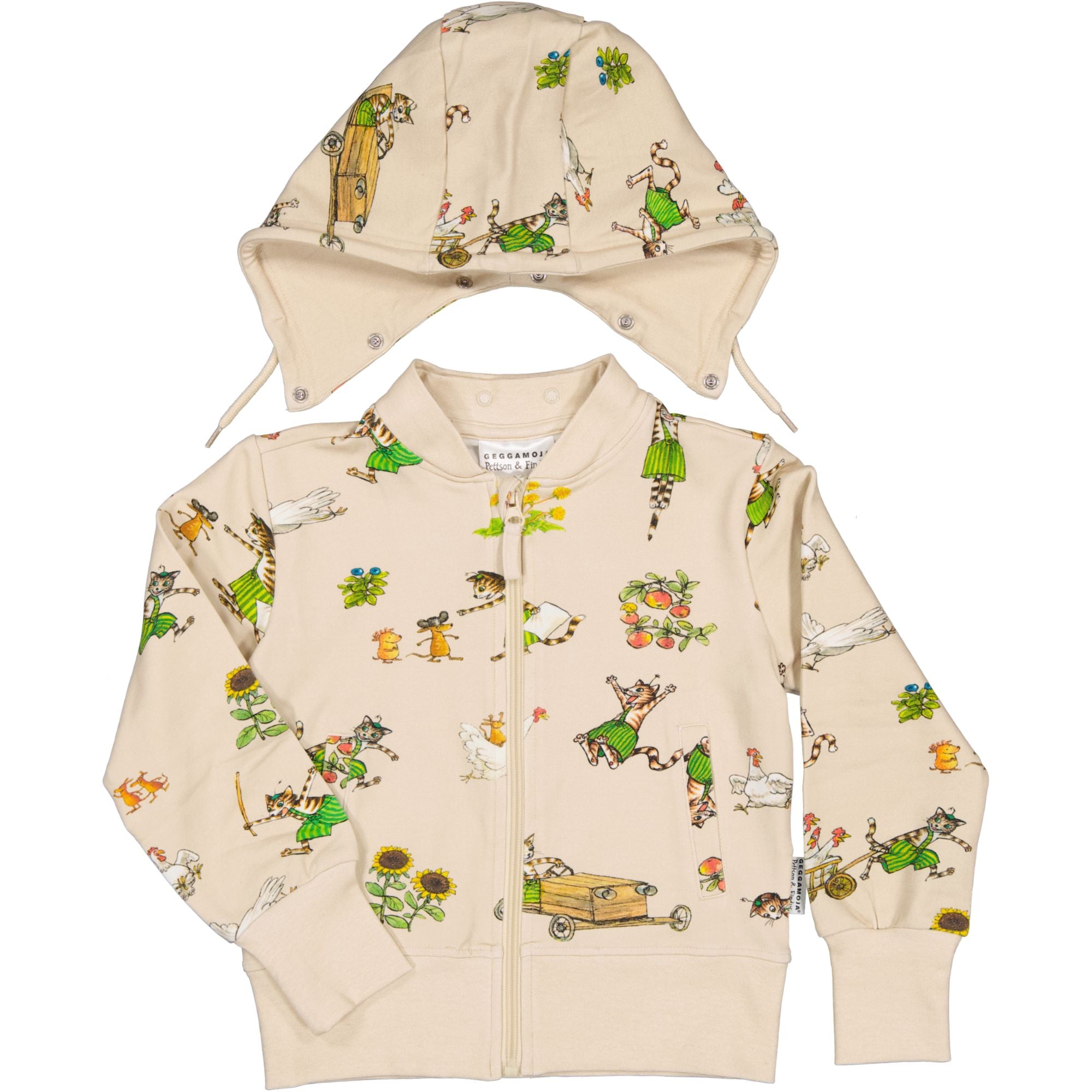 College Hoodie Pettersson & Findus Beige