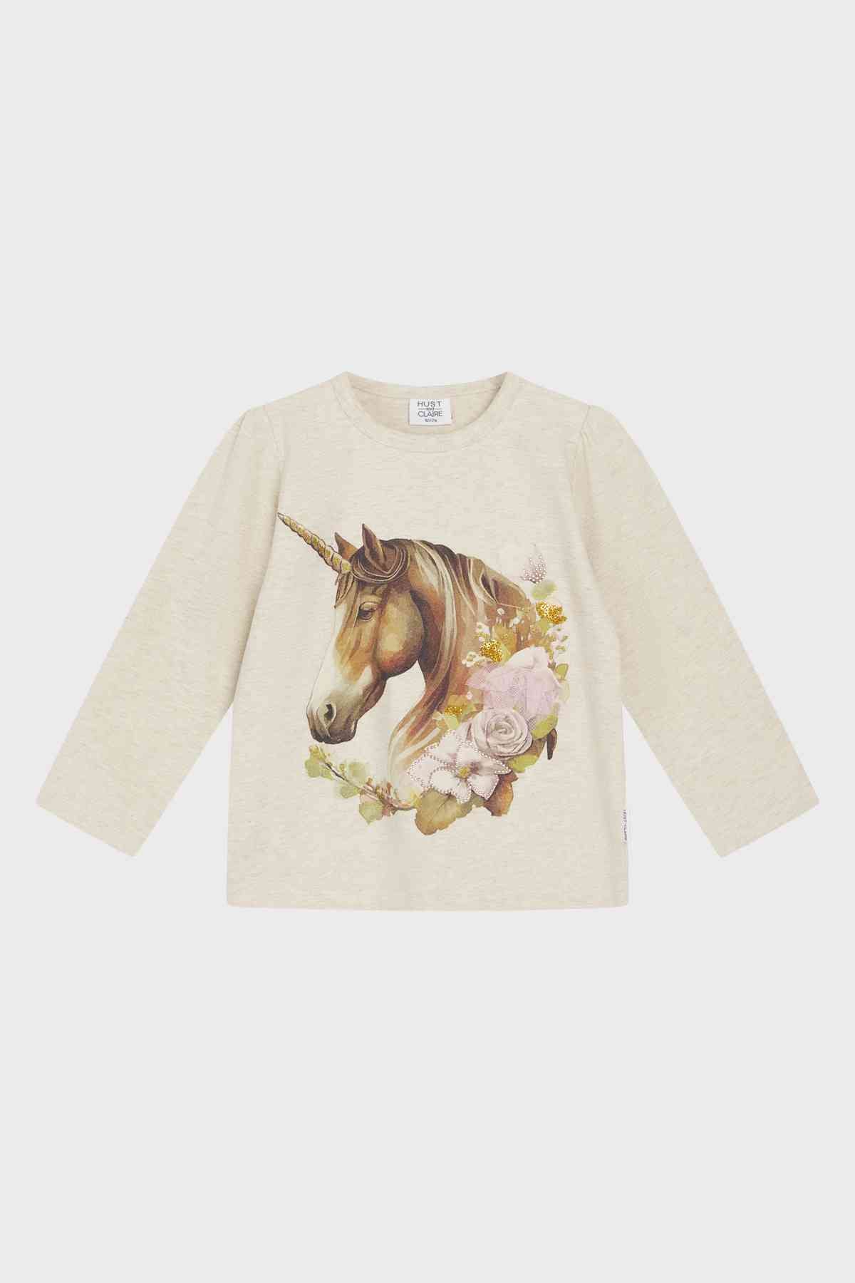 HCAnie - Langarmshirt Einhornprint