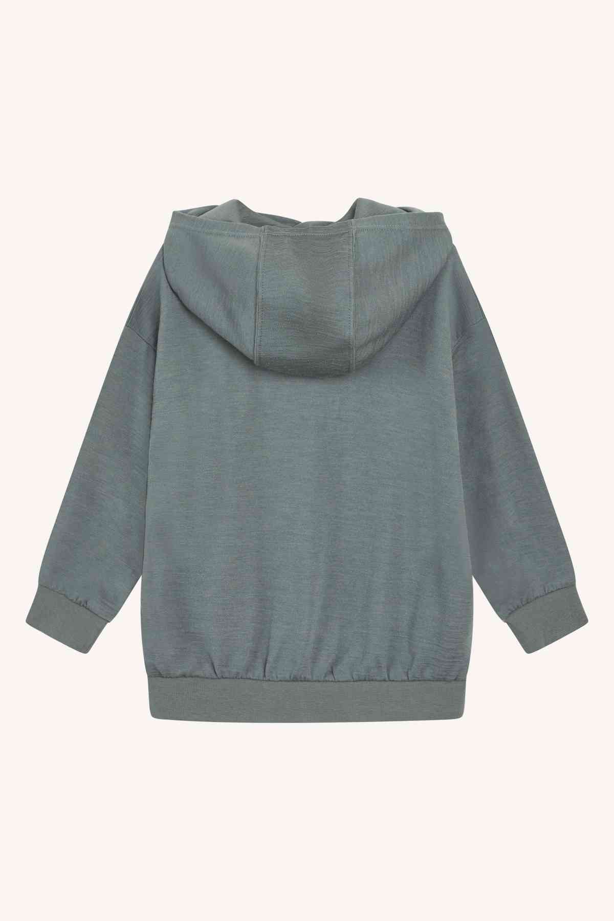 Sanu - Sweatshirt Wolle/Bambusviskose blau