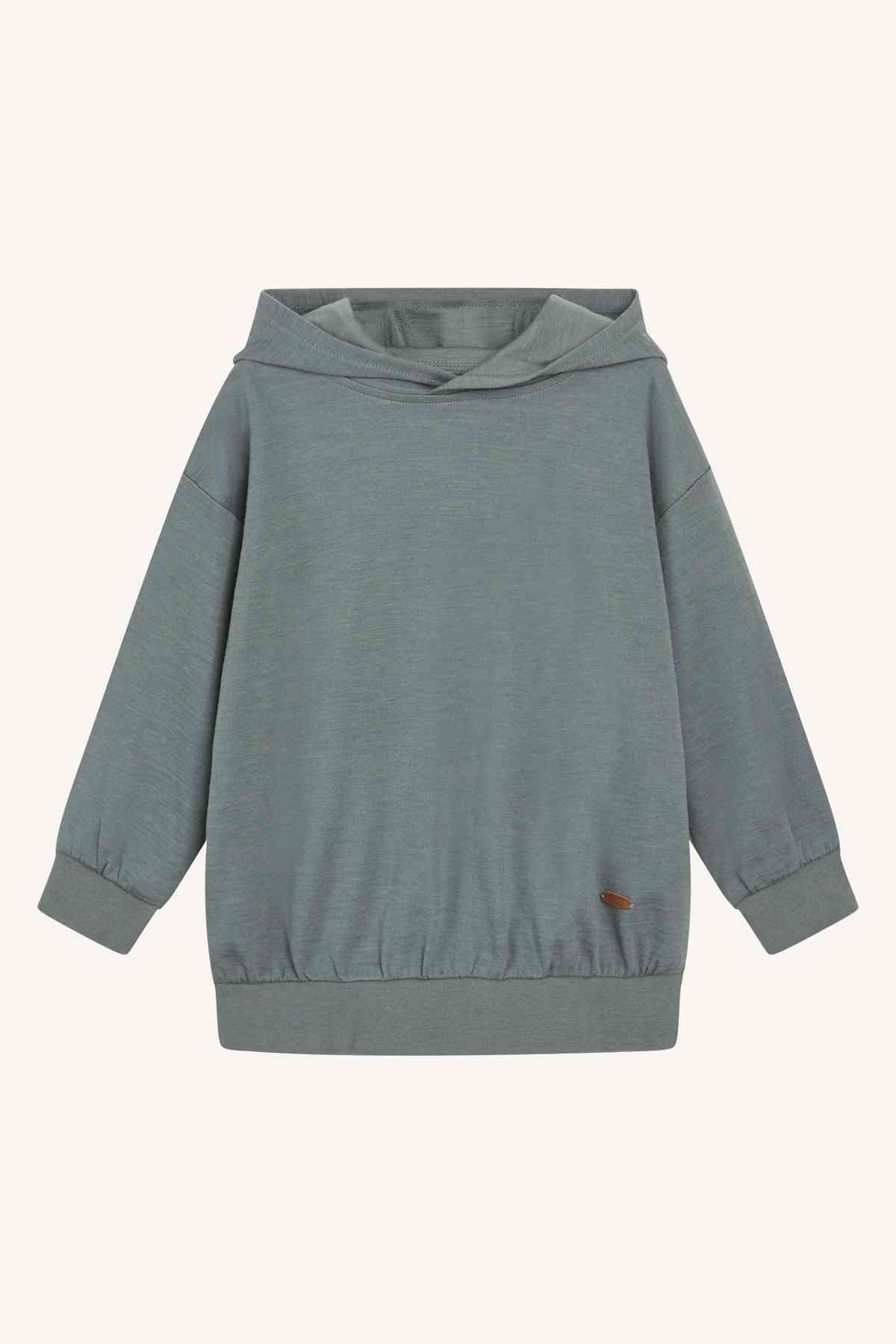 Sanu - Sweatshirt Wolle/Bambusviskose blau