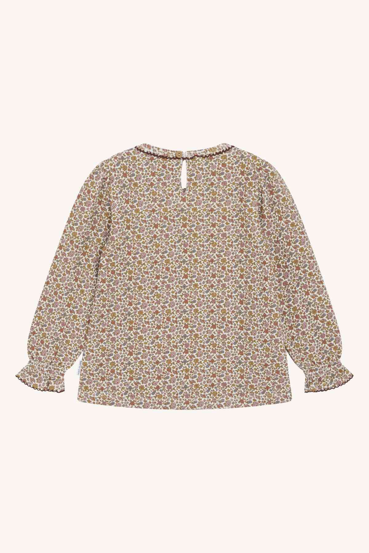 HCAriella - Langarmshirt Waffelpiqué Blumenmuster