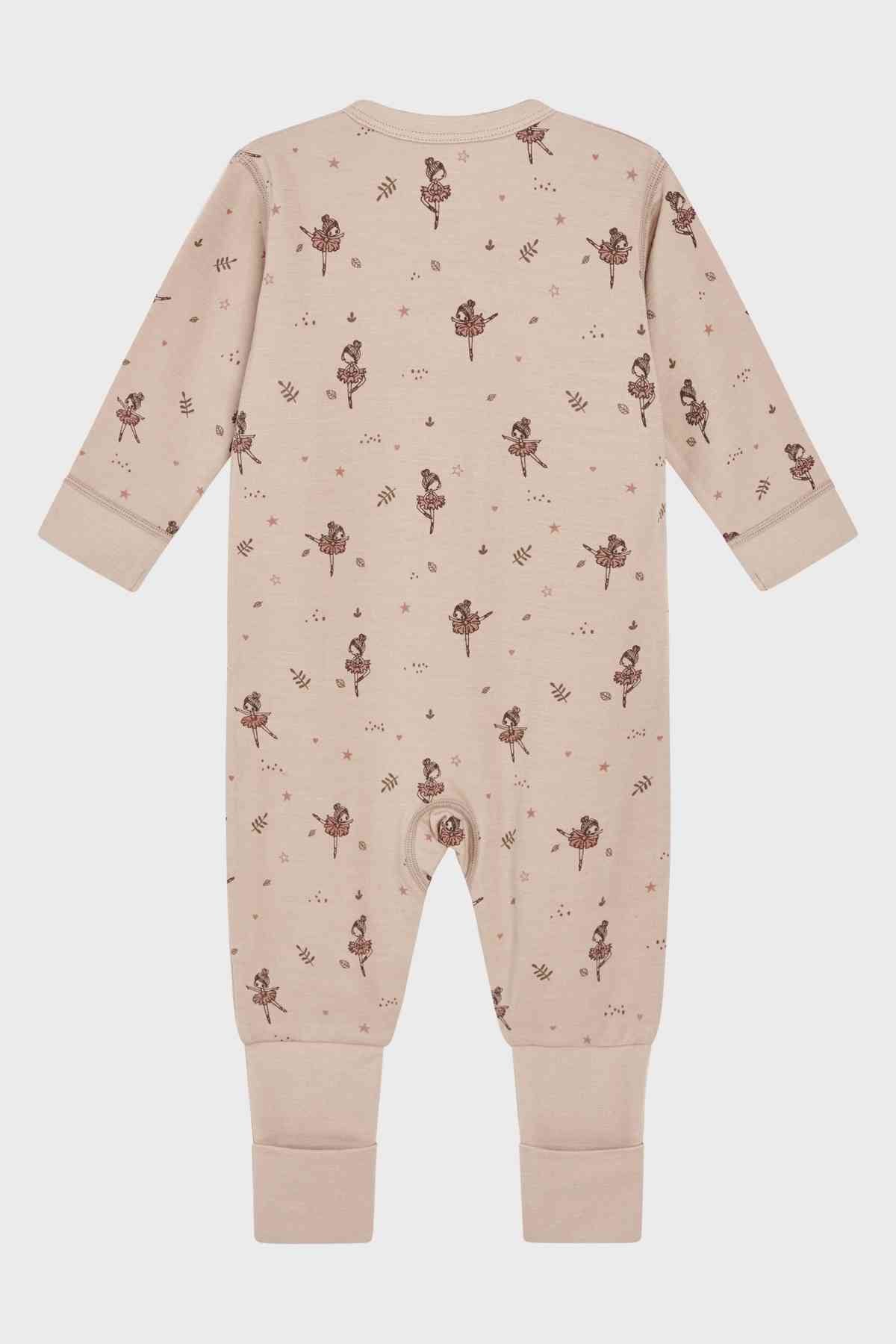 Manu - Jumpsuit langarm Wolle/Bambusviskose