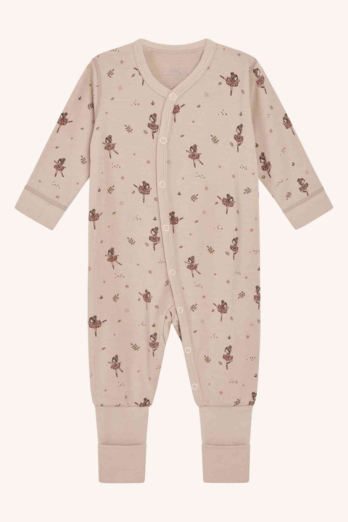 Manu - Jumpsuit langarm Wolle/Bambusviskose