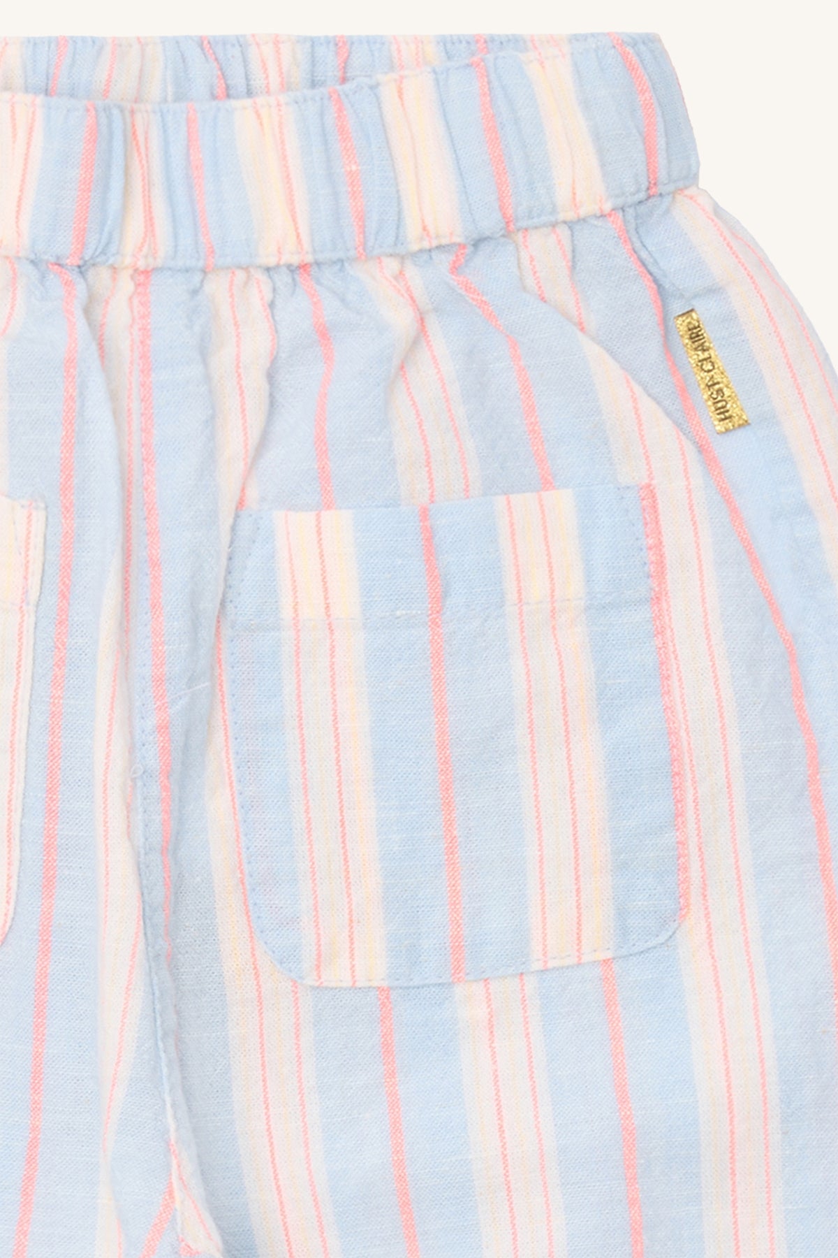 HCTrine – Babyhose mit Streifen | 50 % Leinen, 50 % Baumwolle