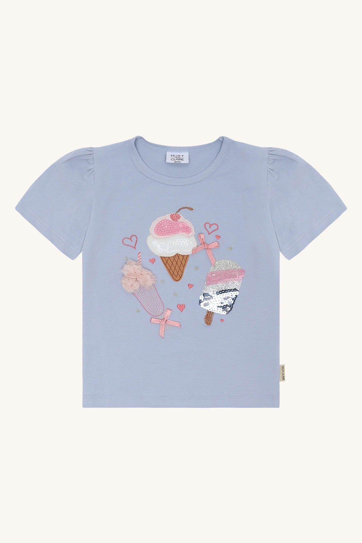 HCAlma Ice cream T-Shirt Zen blue - nila kids