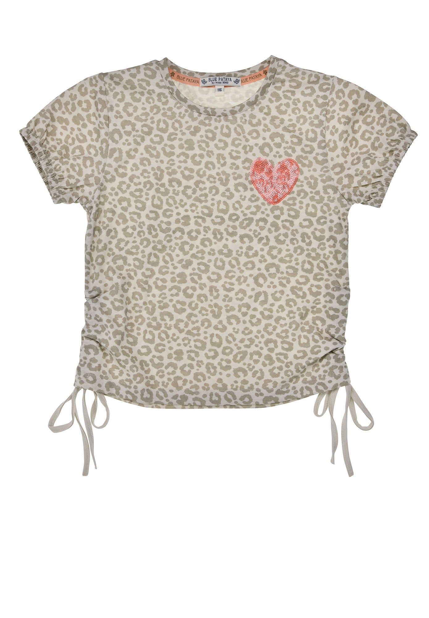 BONDI leo print Kids T-Shirt 1/2 Arm - nila kids