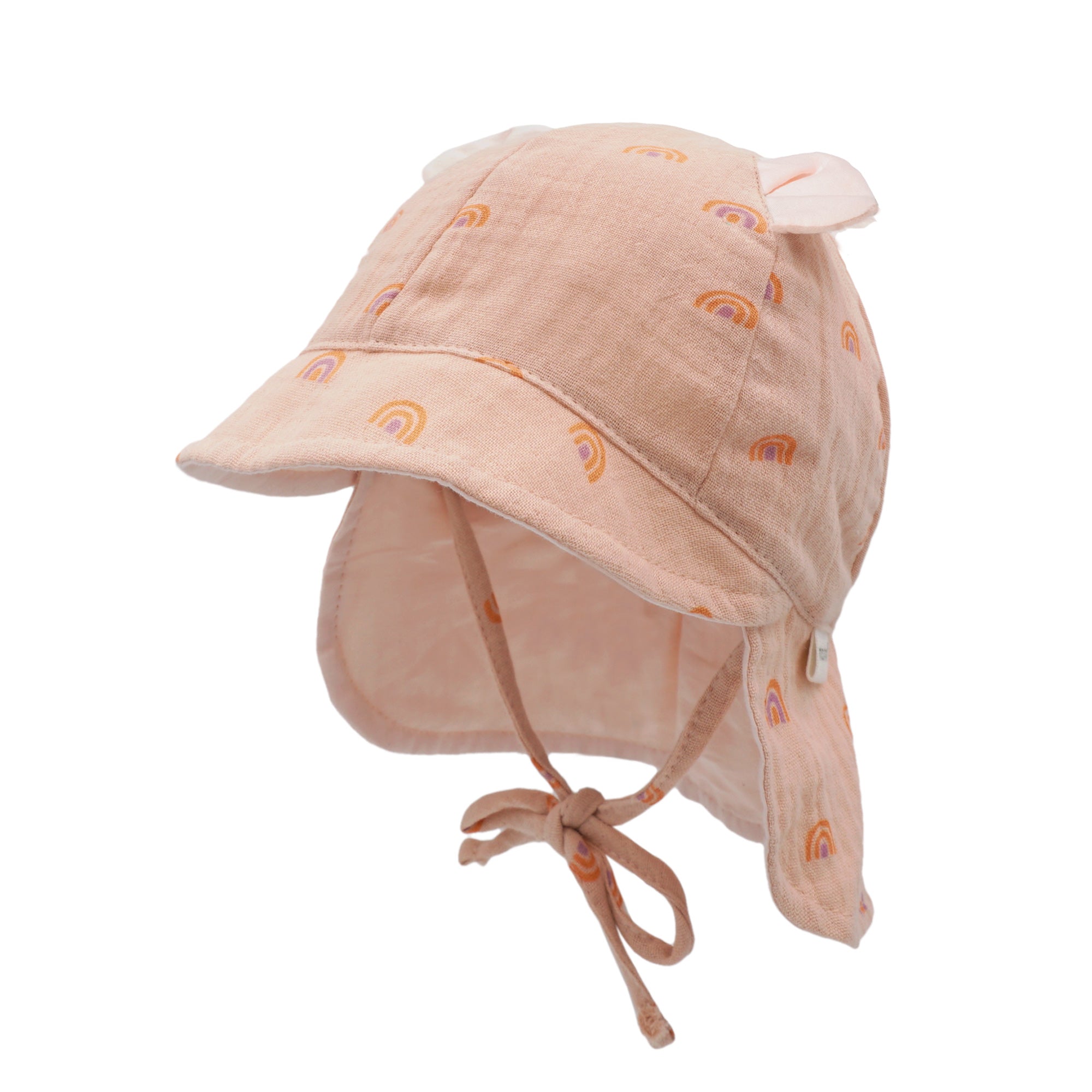GOTS BABY-Schildmütze, Öhrchen