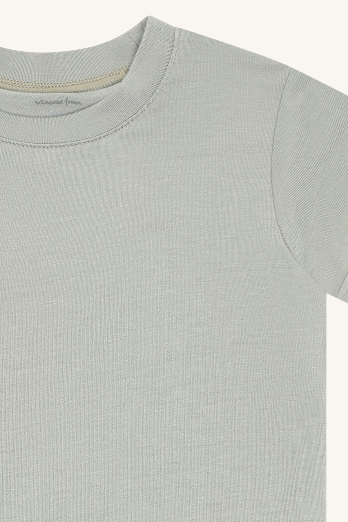HCAustin Solid Bambus T-Shirt Forest Fog - nila kids