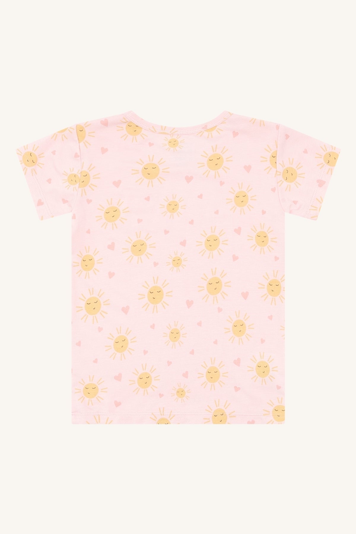 HCAustin Monkey Sun Bambus T-Shirt Chalk pink - nila kids