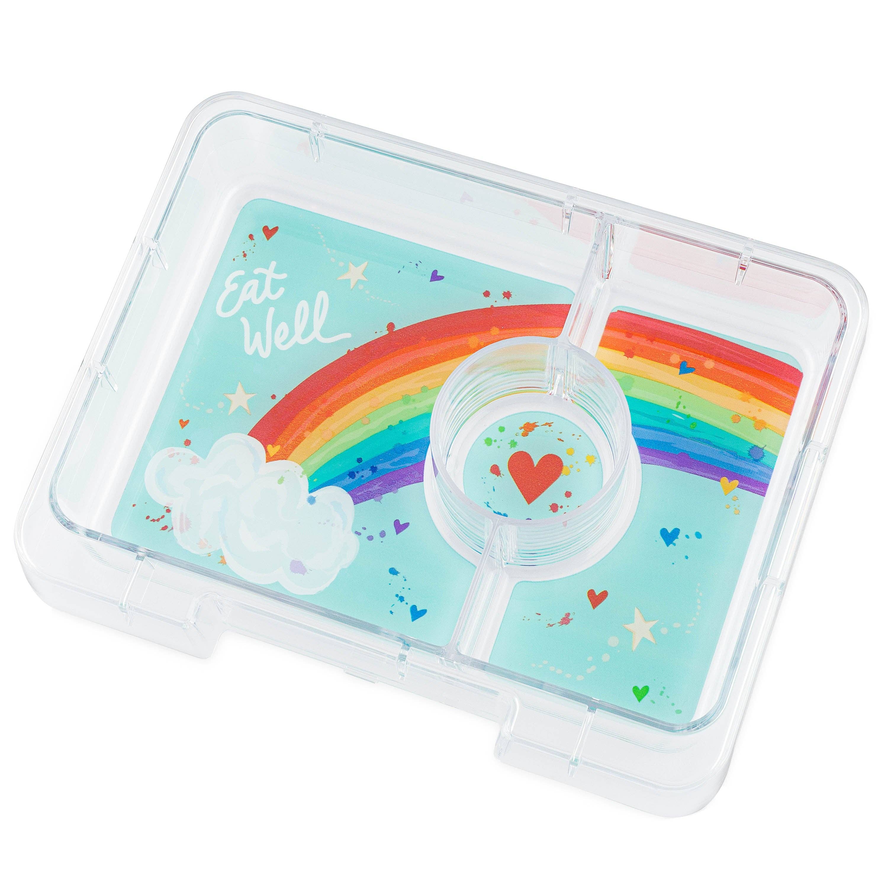Kleine Bento-Lunchbox Power Pink (Regenbogen) in Snackgrösse