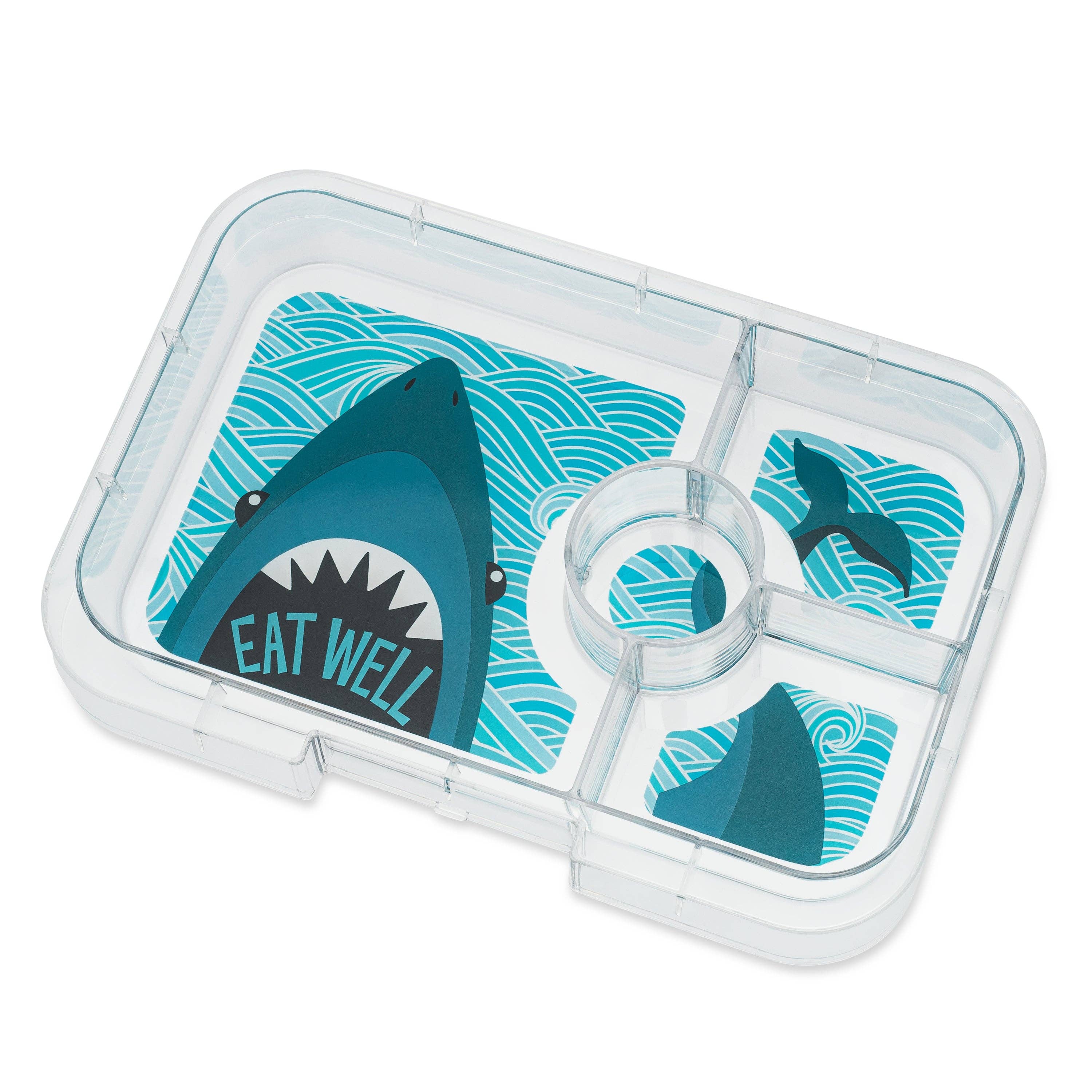 Auslaufsichere Yumbox Grosse Bento Lunchbox Tapas – Monte Carlo Blau – 4 Fächer - nila kids