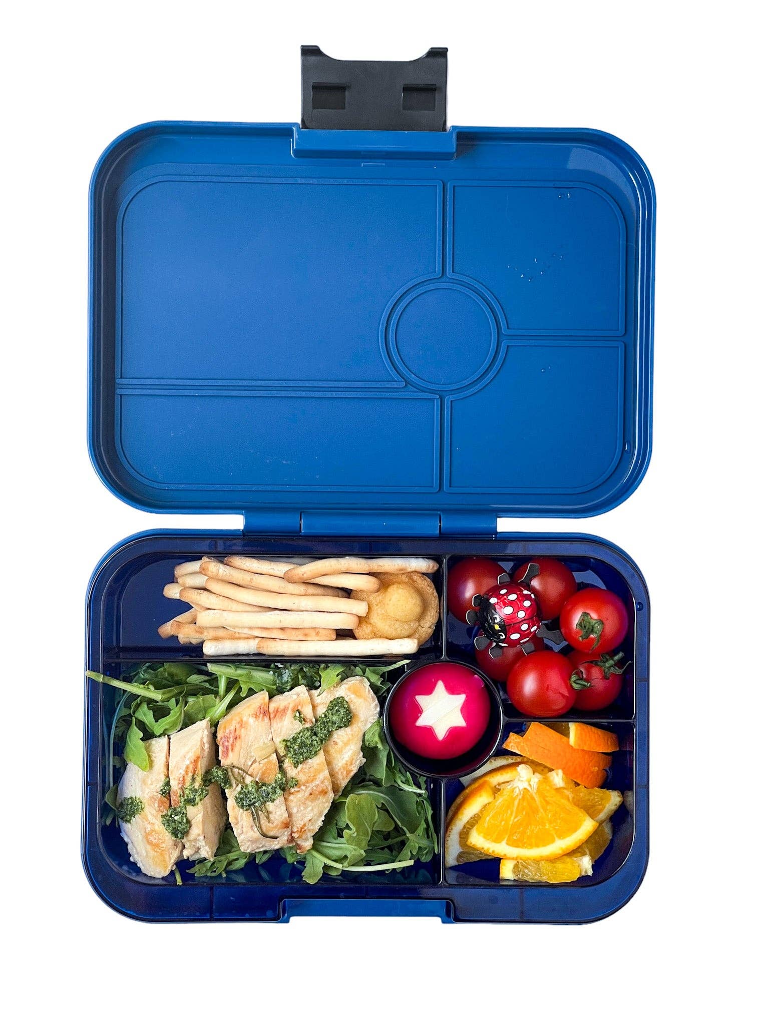 Auslaufsichere Yumbox Tapas Bento Lunchbox – Monte Carlo Blau grosse Grösse