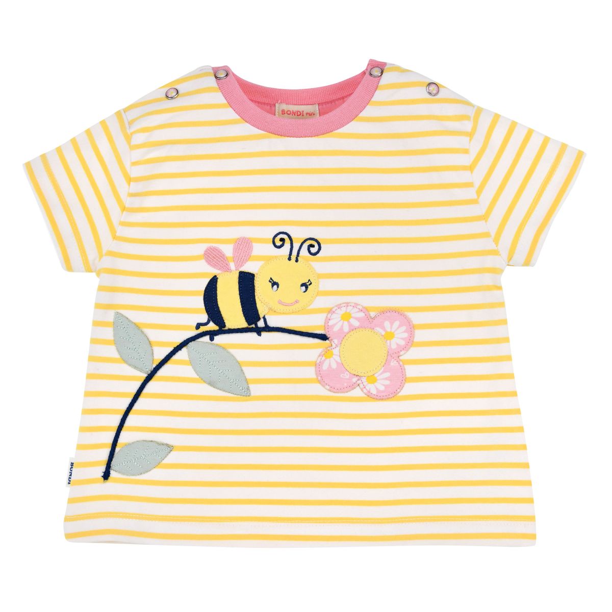 Bondi - T-Shirt geringelt Bienchen - nila kids