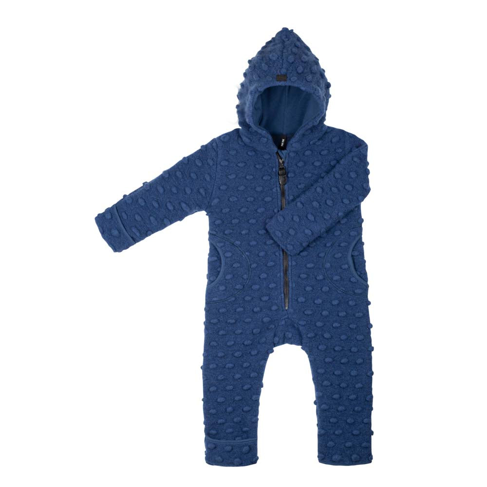 Wollwalk Overall Schurwolle blau