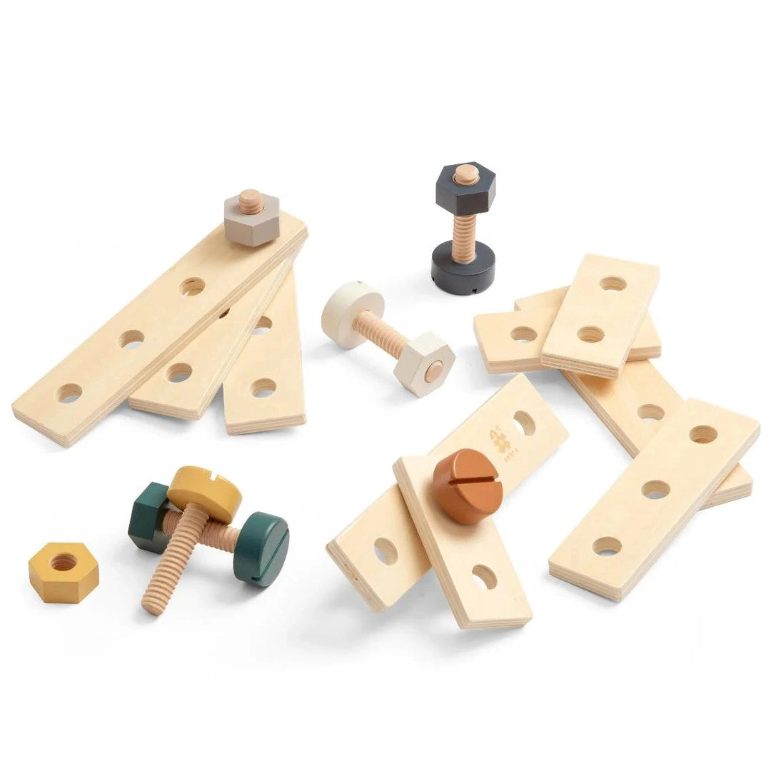 Bau-Spielset aus Holz