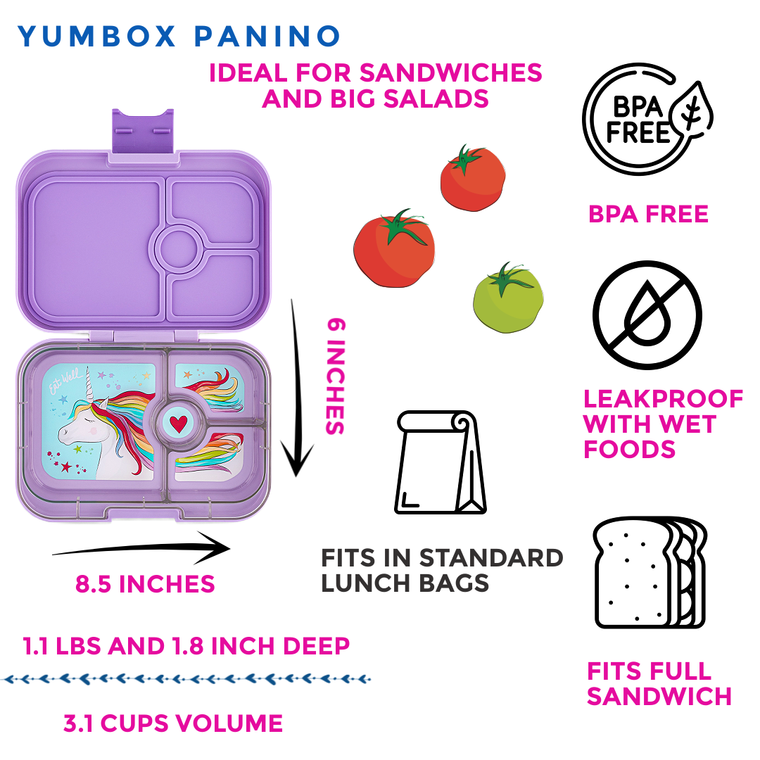 Auslaufsichere Bento Lunchbox Panino – Lavendel-Purpur