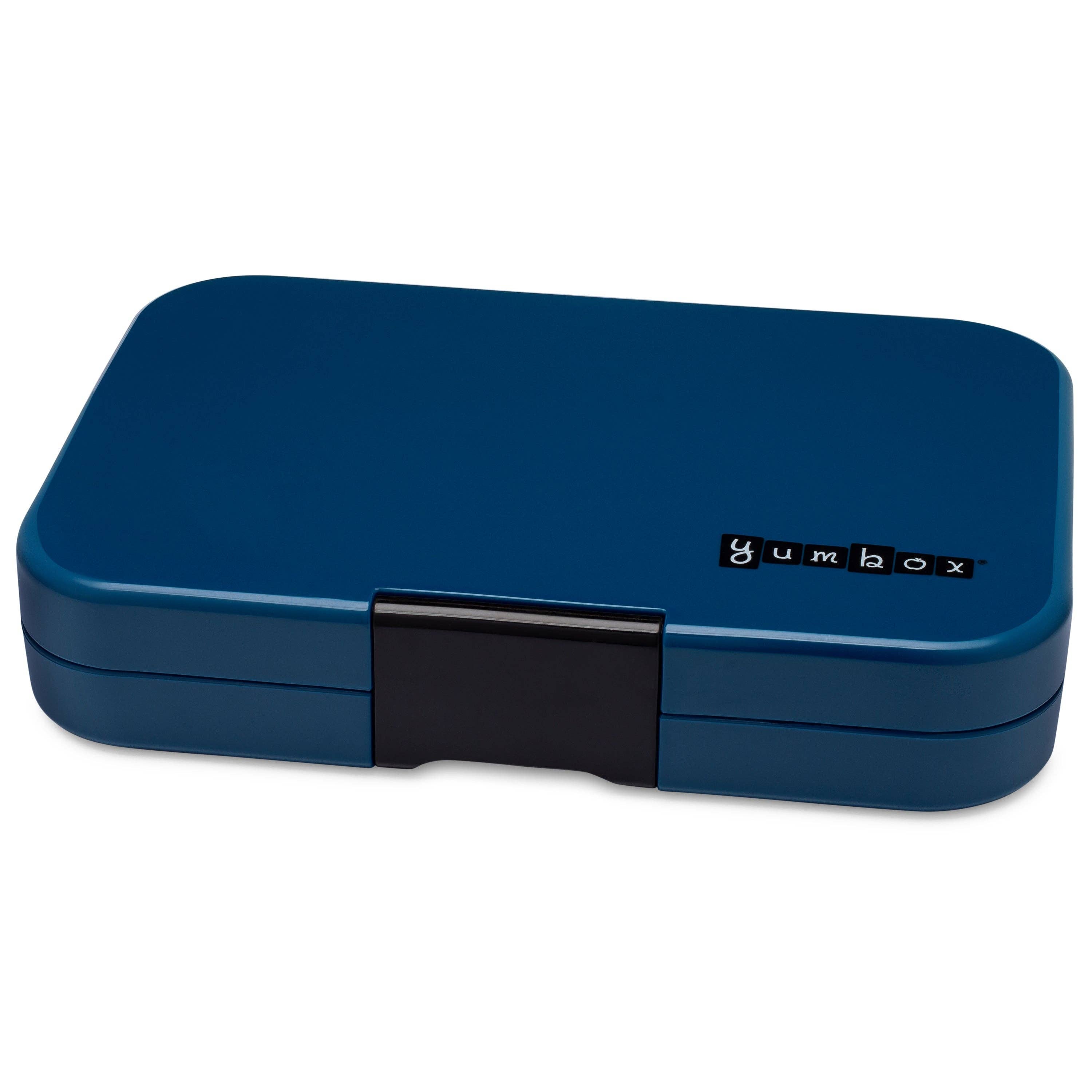 Auslaufsichere Yumbox Grosse Bento Lunchbox Tapas – Monte Carlo Blau – 4 Fächer - nila kids